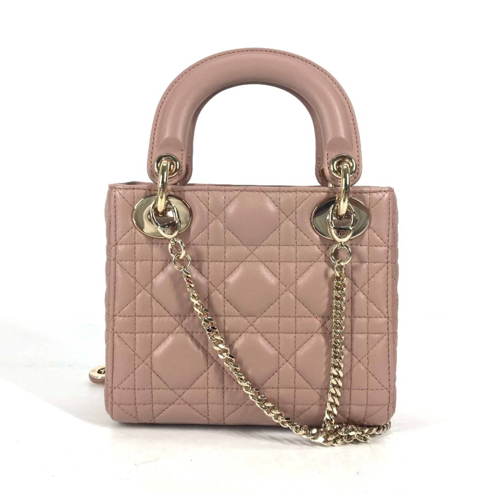 Christian Dior Beige Leather Handbag ()