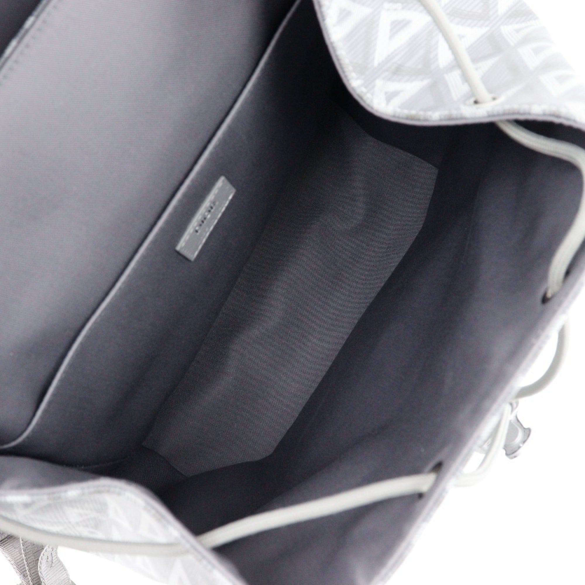 Christian Dior Gray Pvc Backpack ()
