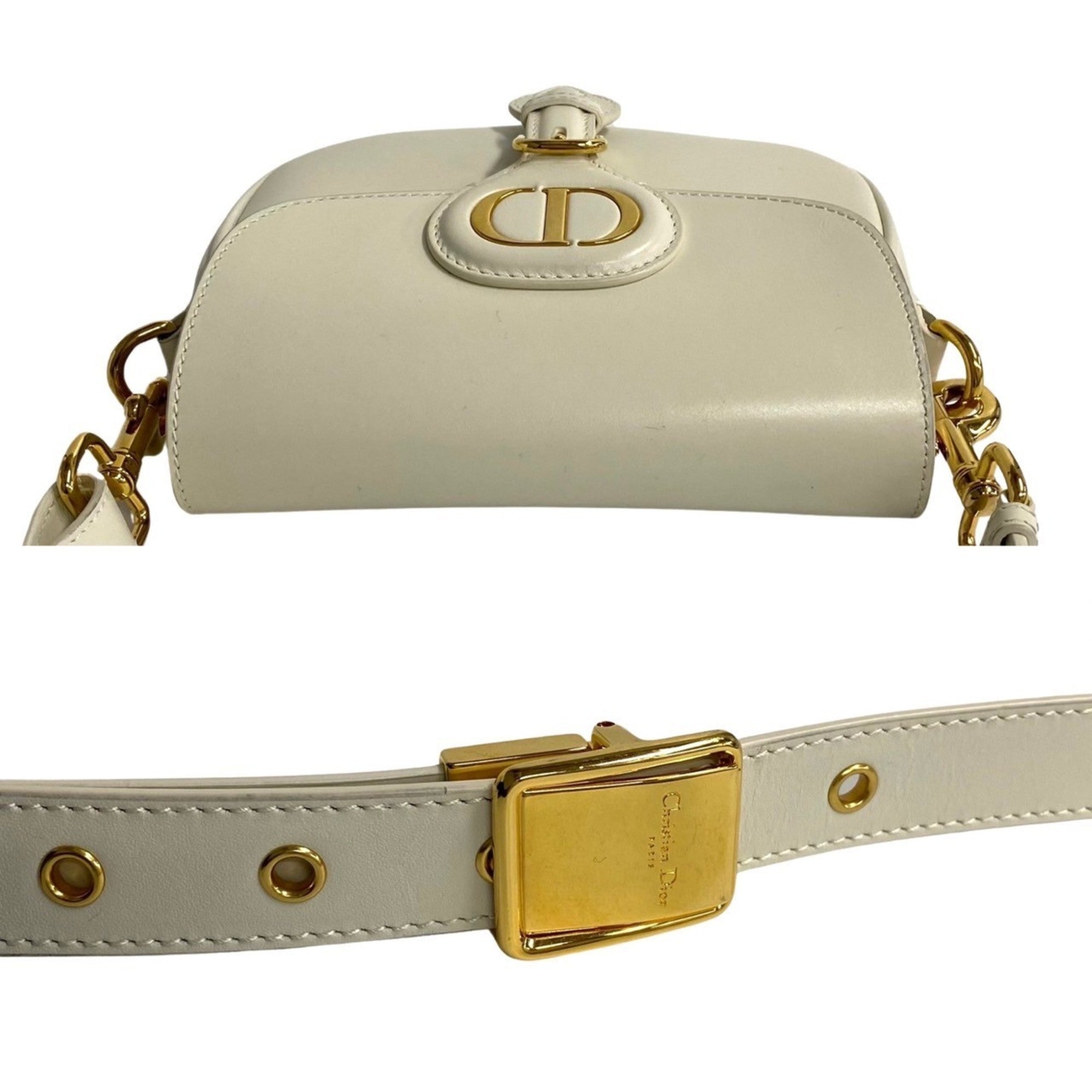 Christian Dior White Shoulder Bag ()