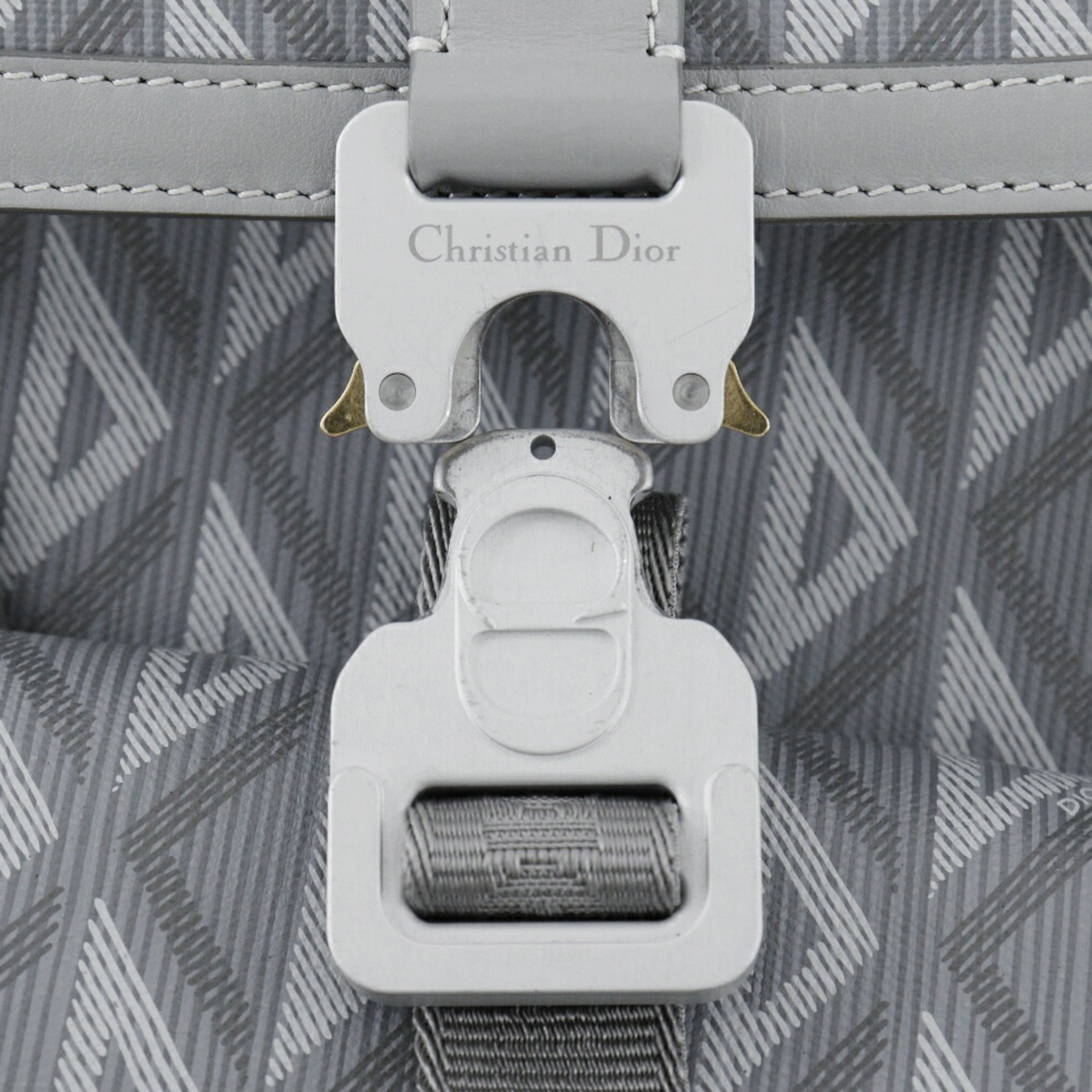 Christian Dior Gray Pvc Backpack ()