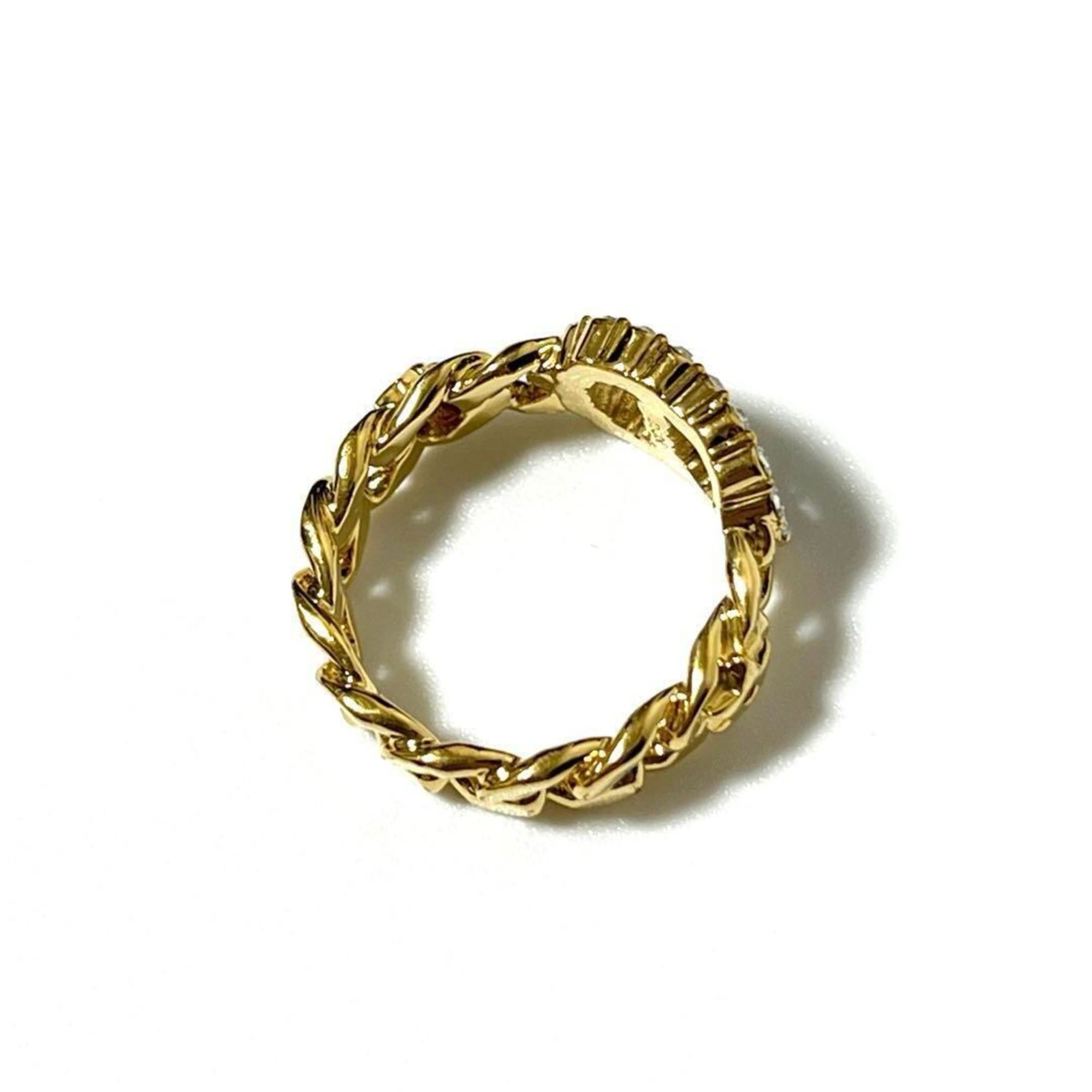 Christian Dior Gold Metal Band Ring ()