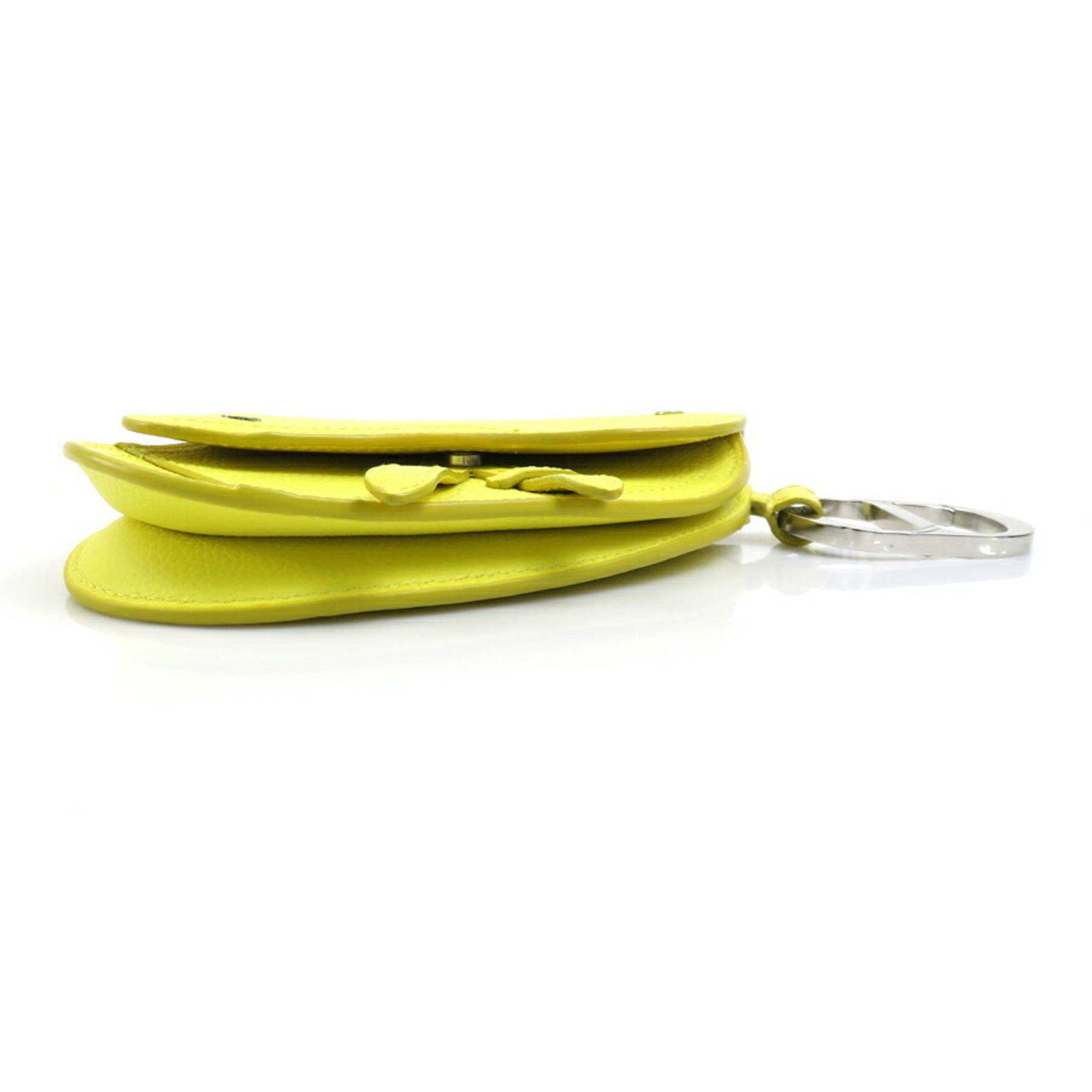 Christian Dior Yellow Leather Pouch ()