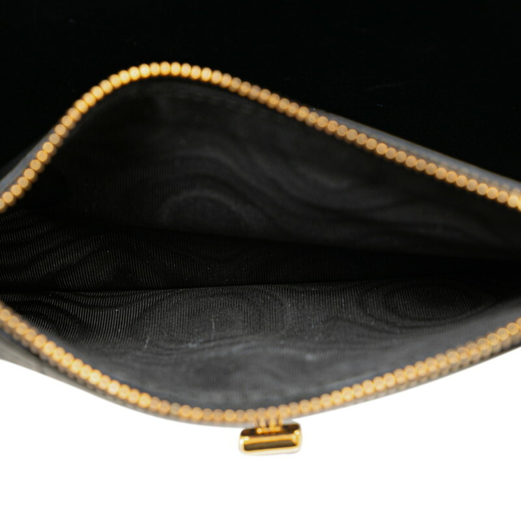 Christian Dior Black Leather Shoulder Bag ()