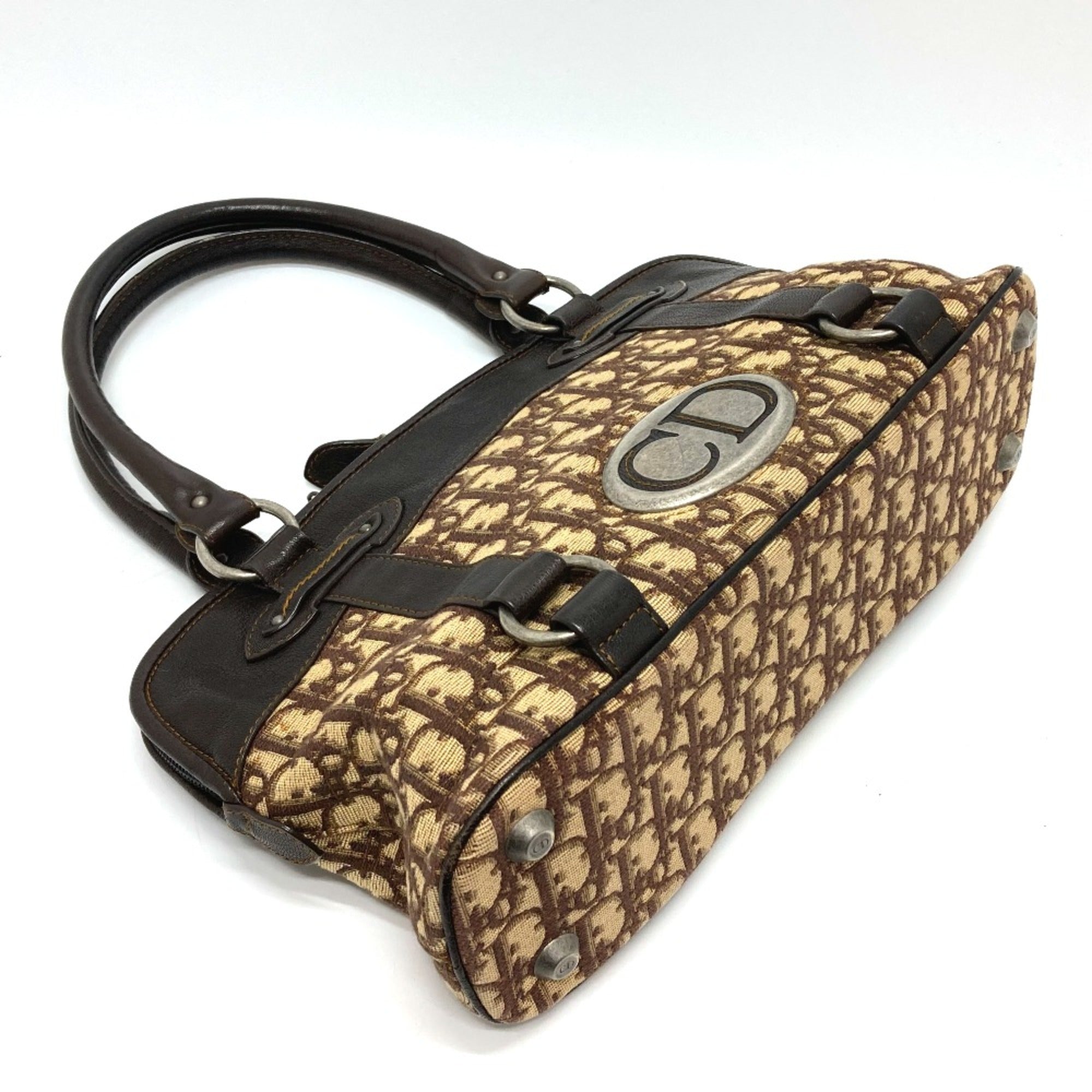 Christian Dior Brown Leather Handbag ()