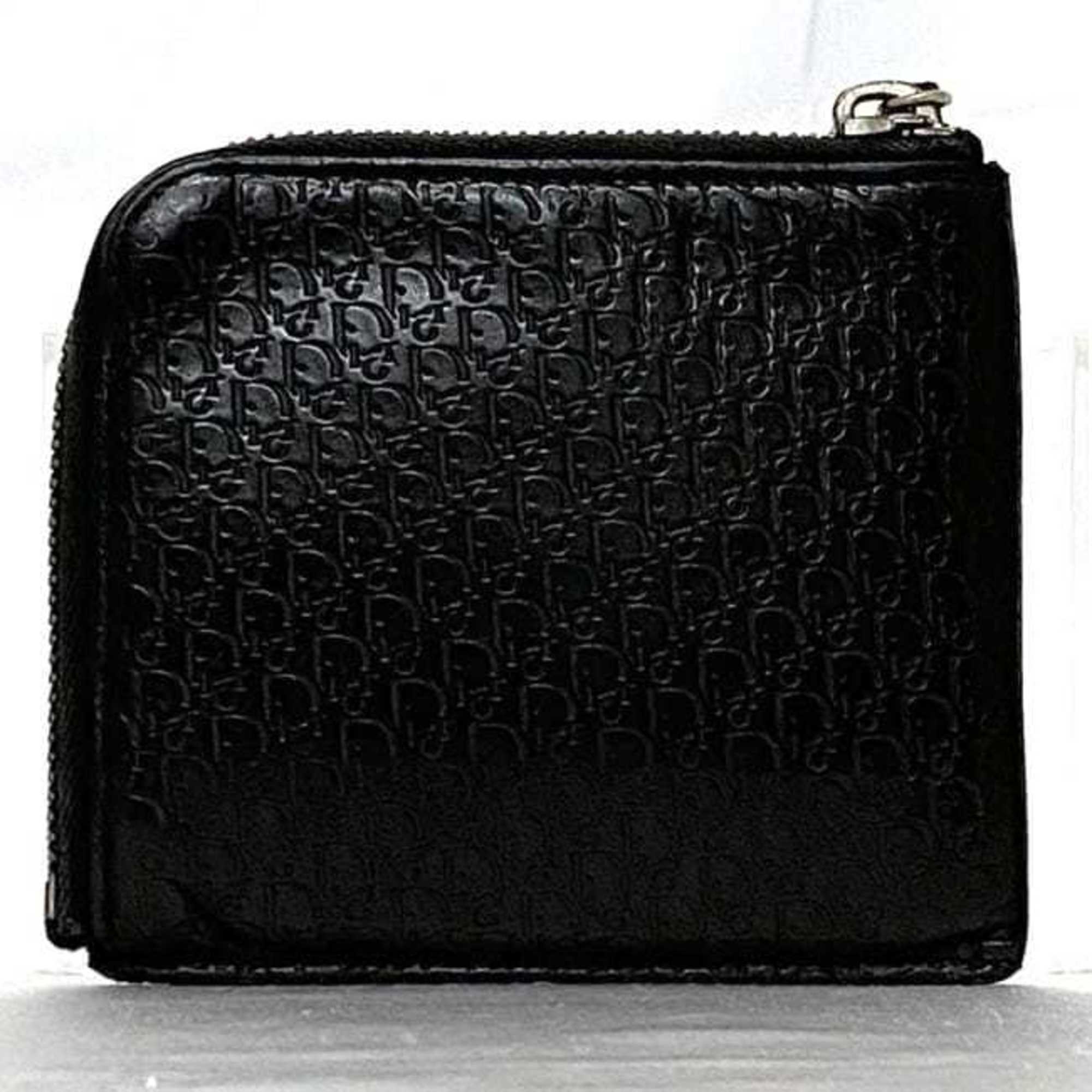 Christian Dior Black Patent Leather Wallet (Bi-Fold) ()