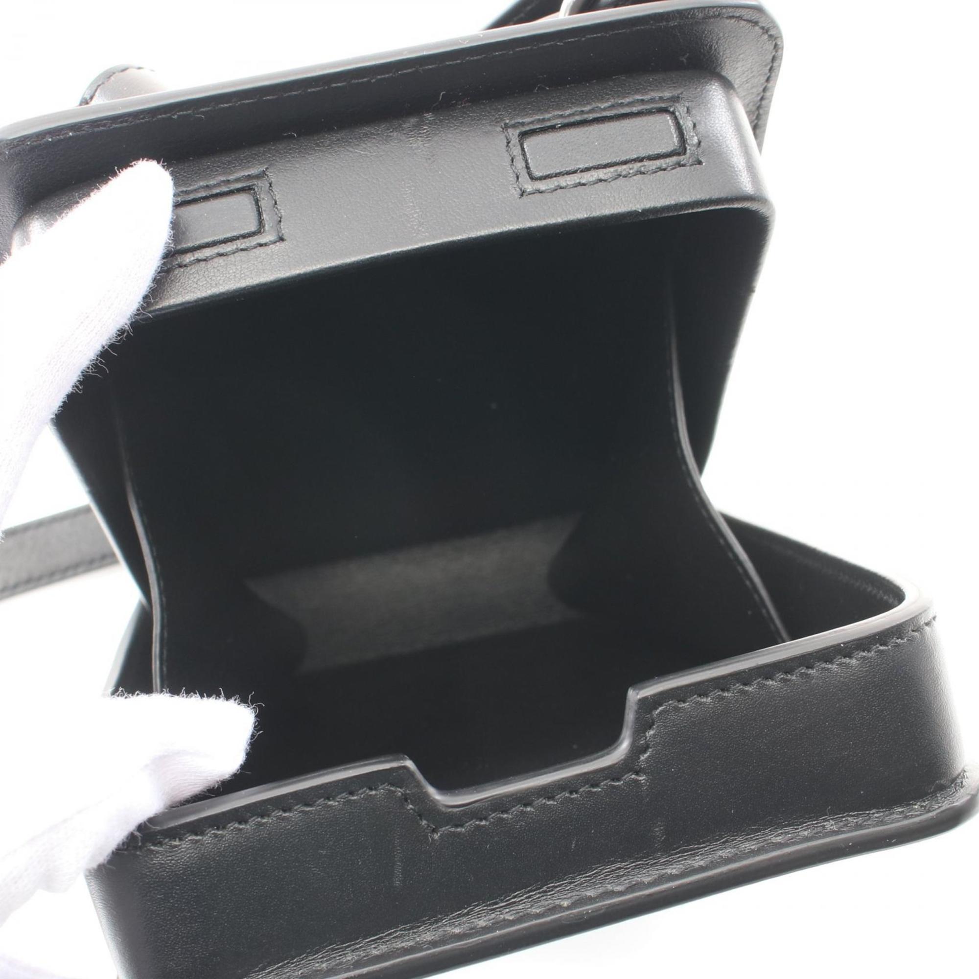 Christian Dior Black Leather Shoulder Bag ()