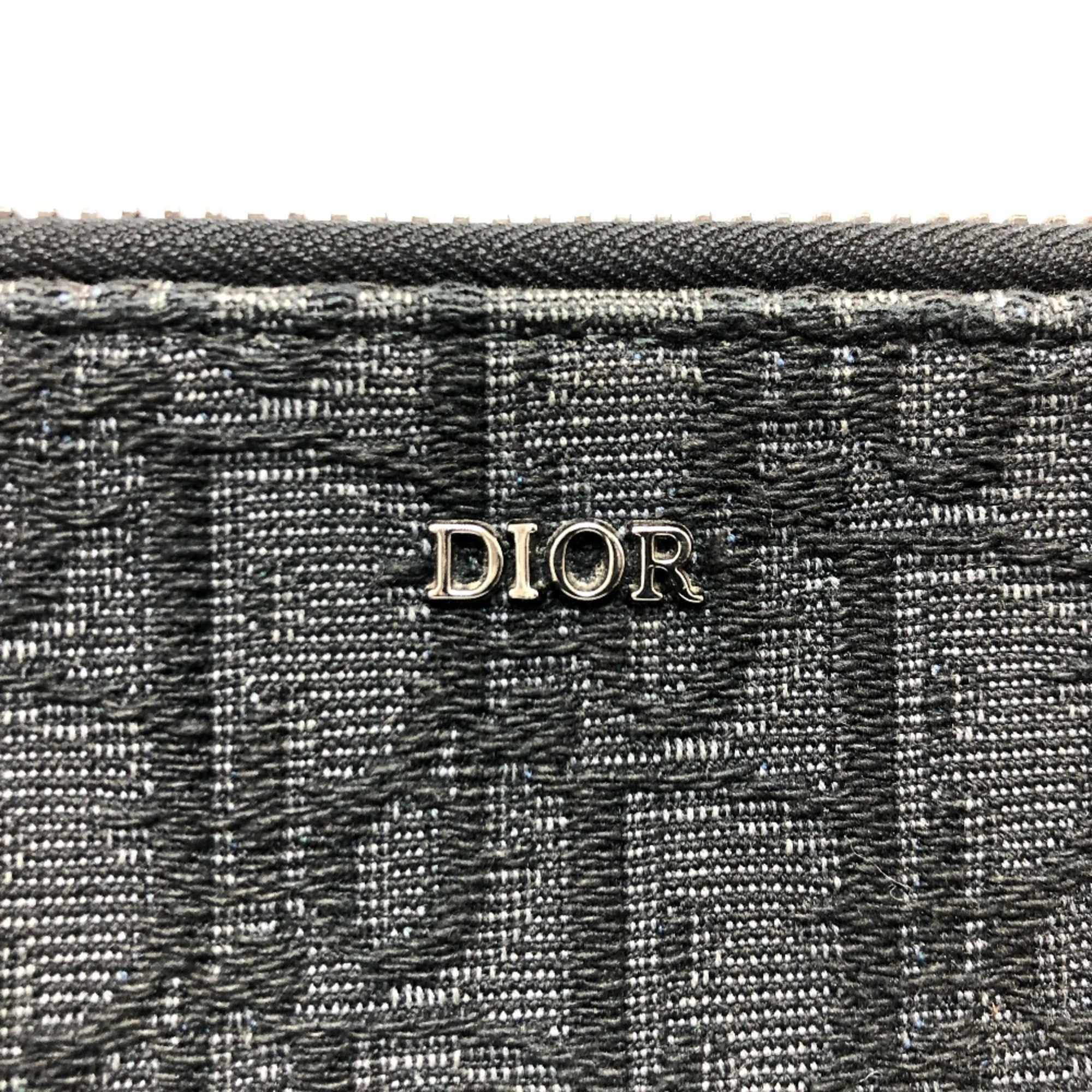 Christian Dior Navy Cloth Shoulder Bag ()
