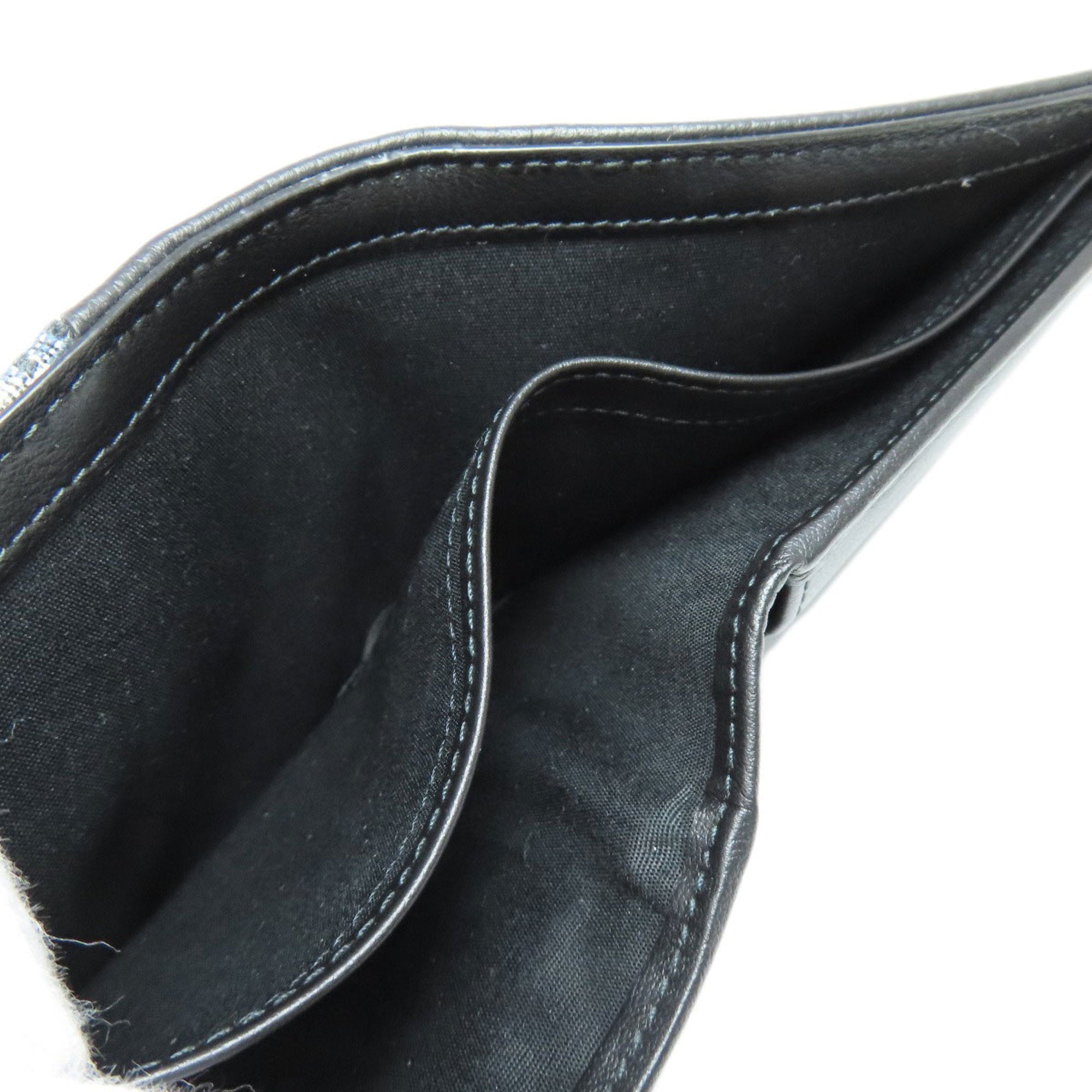 Christian Dior Black Canvas Wallet (Bi-Fold) ()