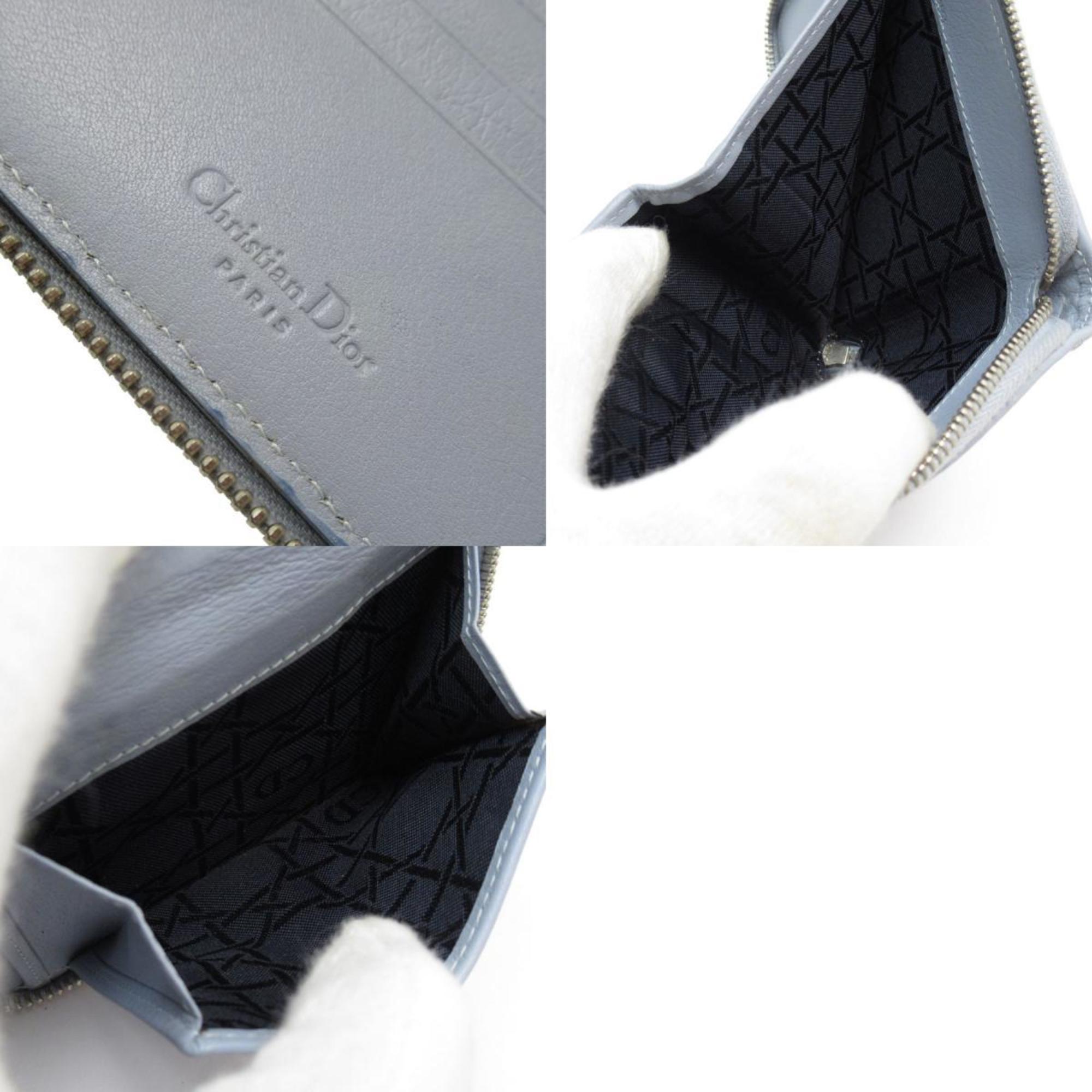 Christian Dior Blue Denim Wallet (Bi-Fold) ()
