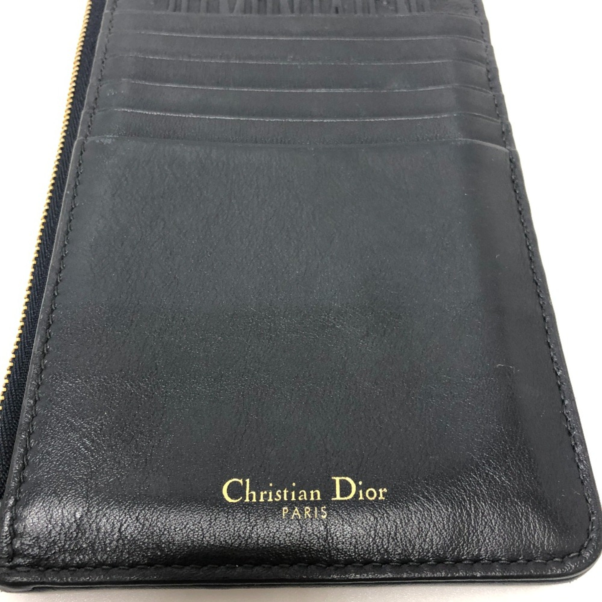 Christian Dior Navy Cloth Shoulder Bag ()