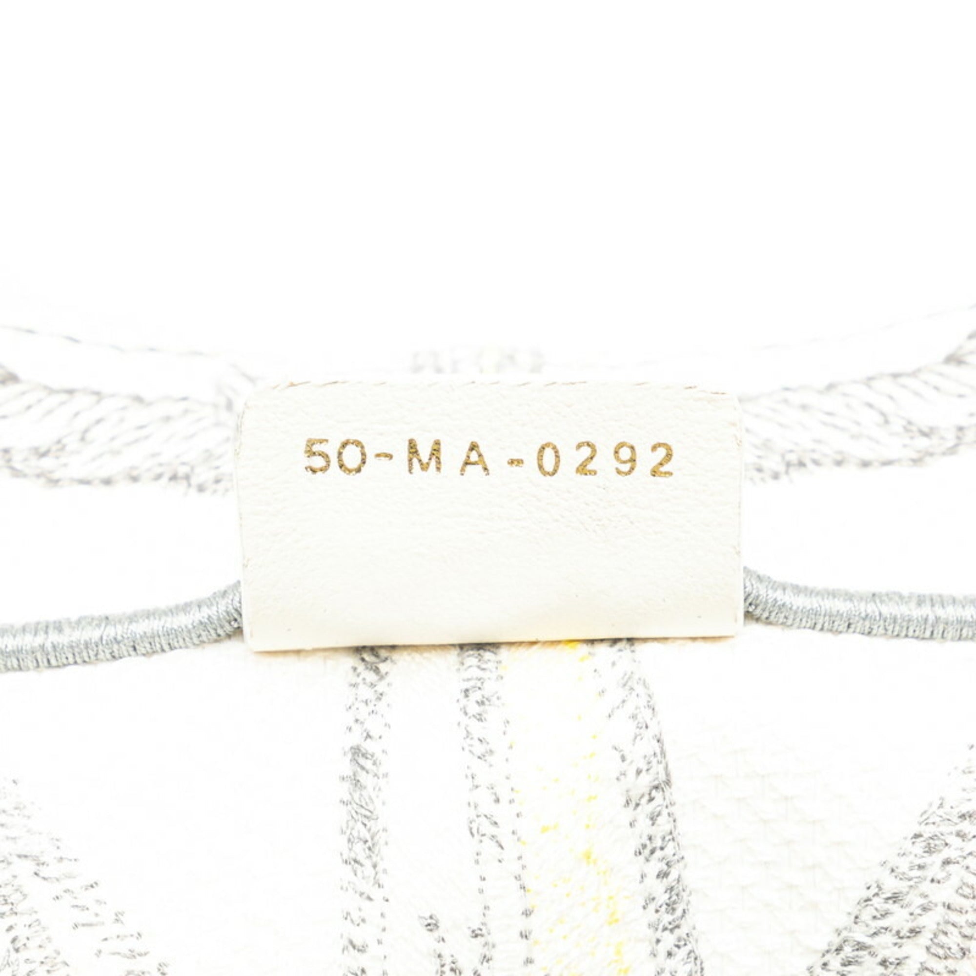 Christian Dior Multi-Color White Jacquard Tote Bag ()