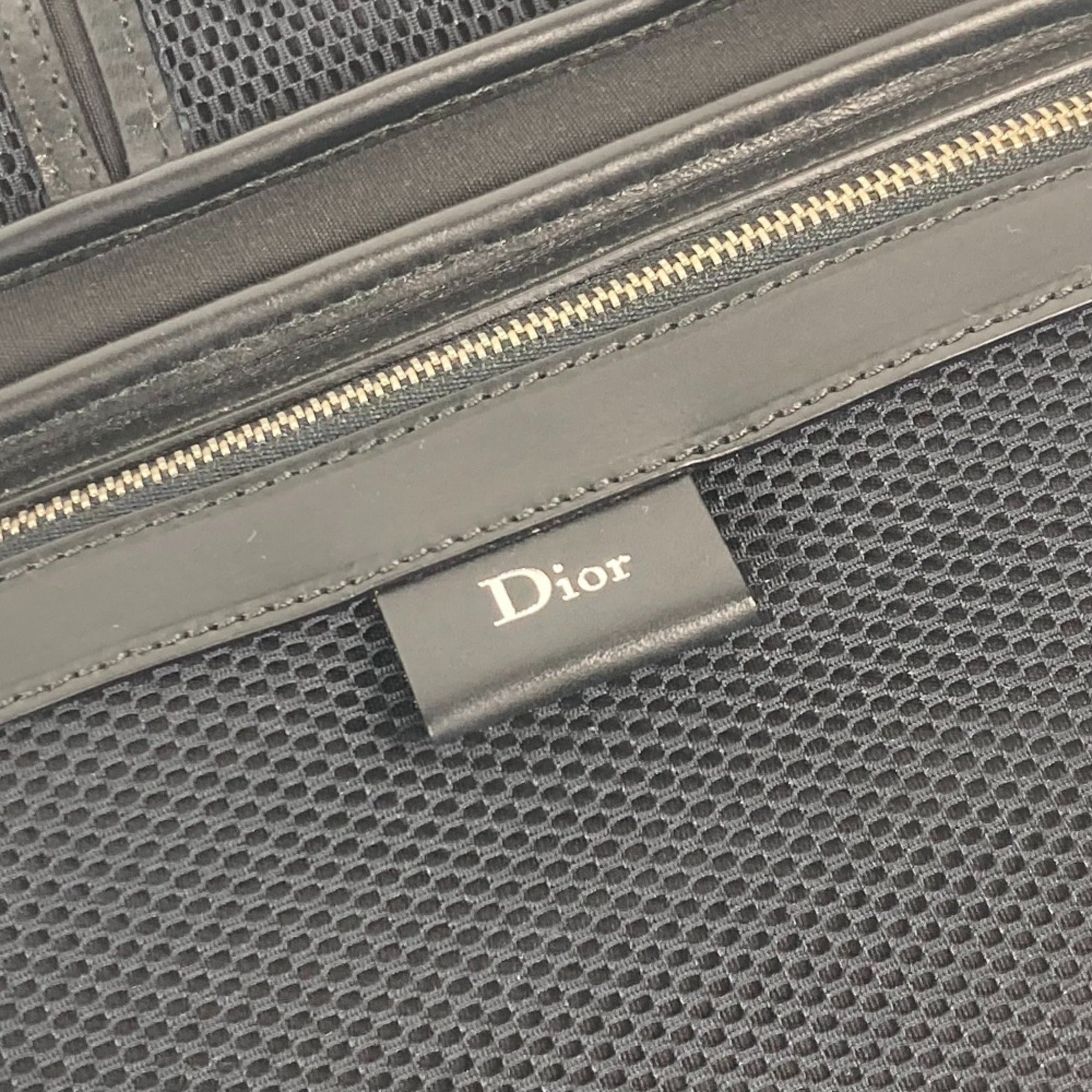 Christian Dior Black Pvc Clutch Bag Pouch ()