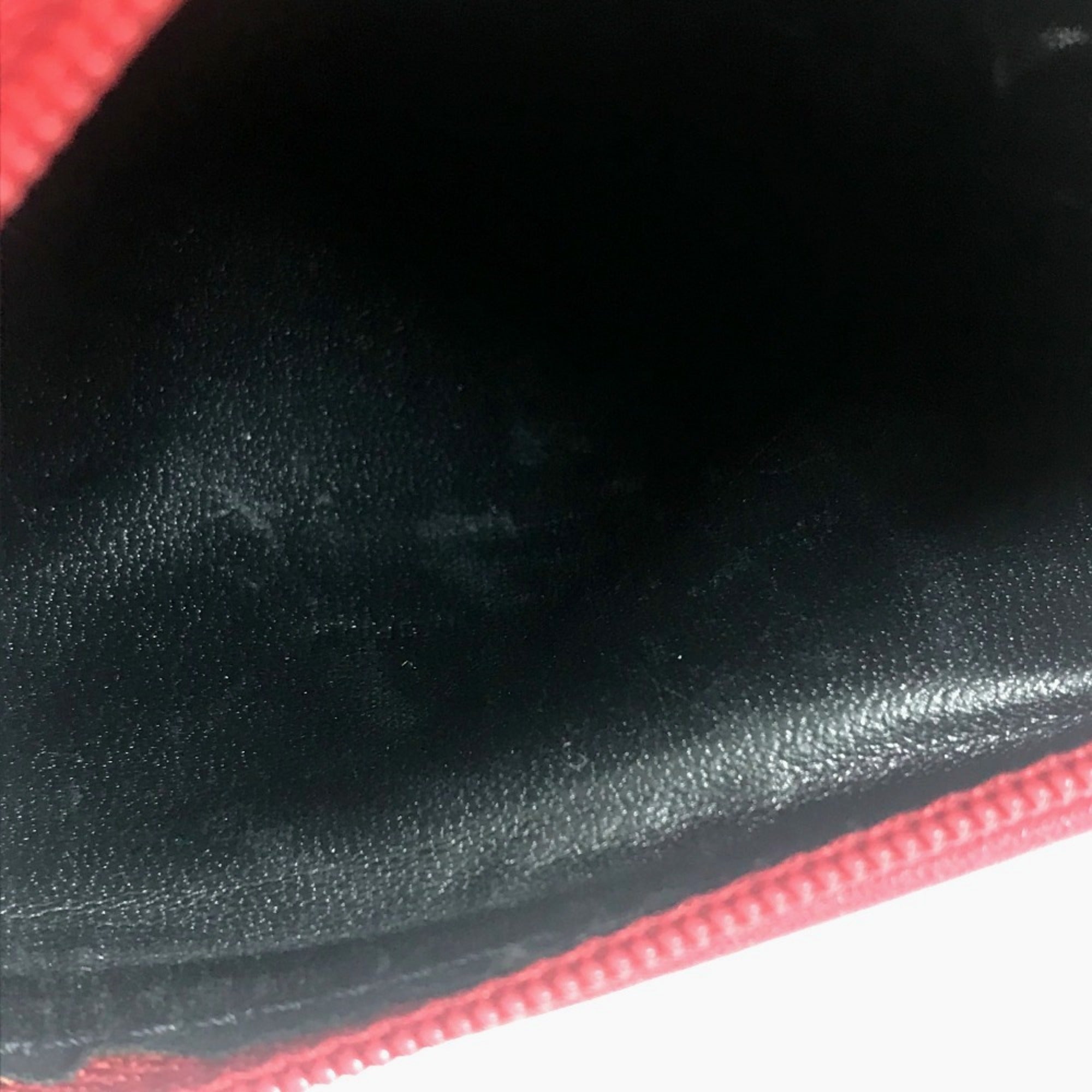Christian Dior Red Leather Shoulder Bag ()