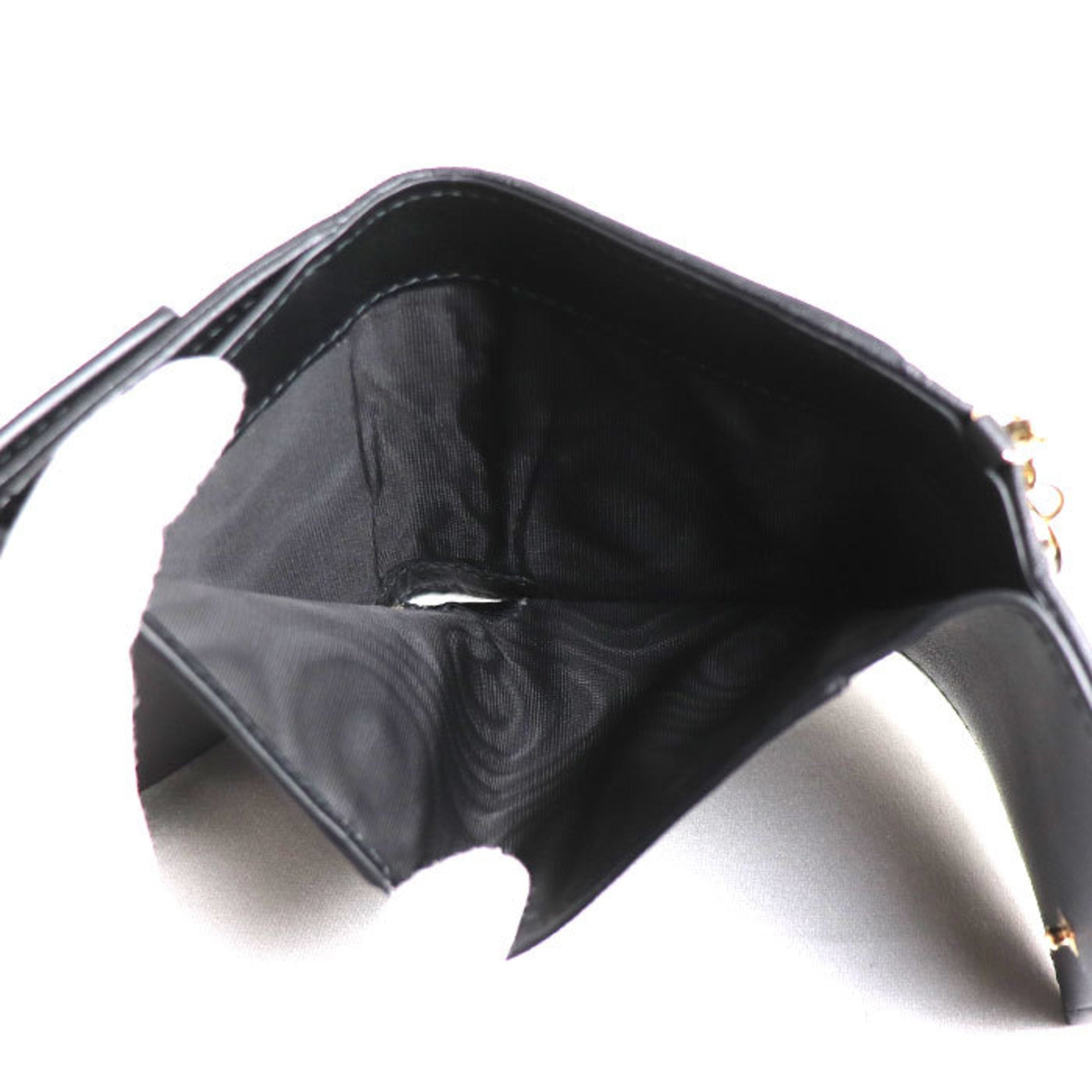 Christian Dior Black Leather Wallet (Bi-Fold) ()