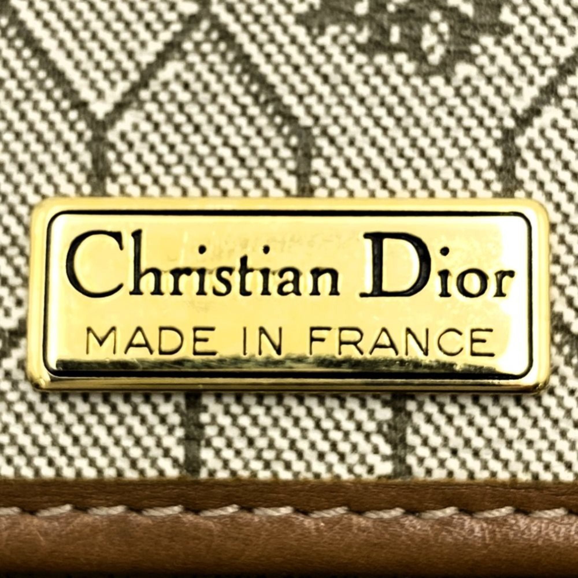 Christian Dior Beige Pvc Shoulder Bag ()
