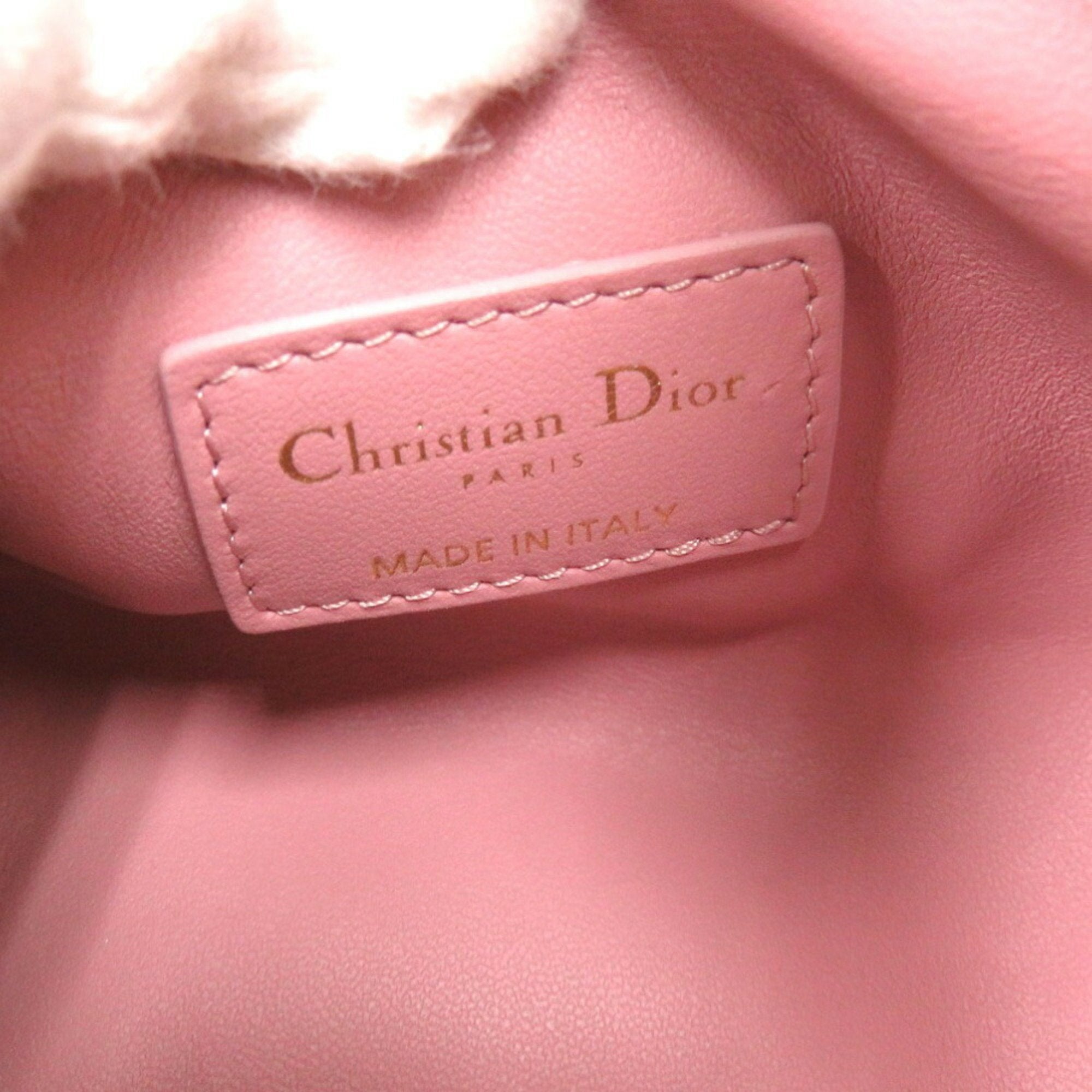 Christian Dior Pink Leather Pouch ()