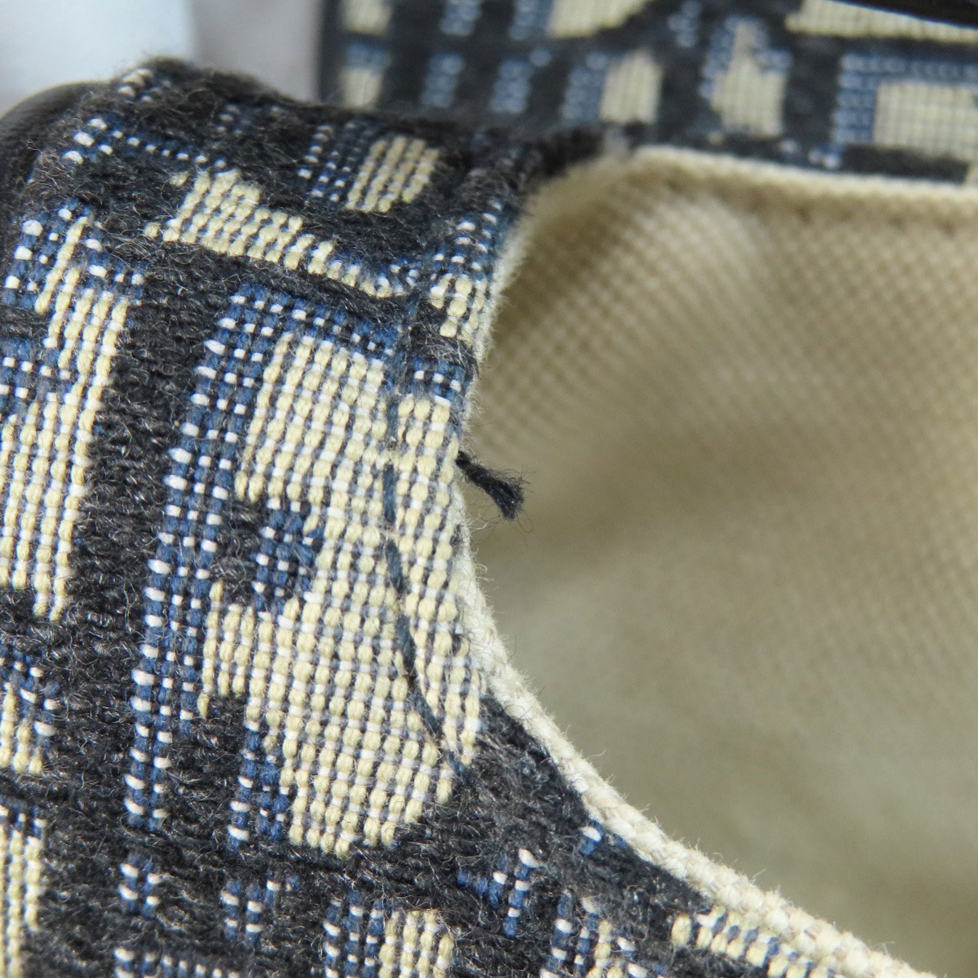 Christian Dior Navy Canvas Handbag ()