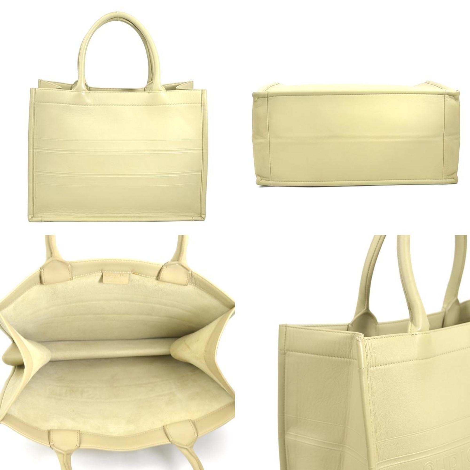 Christian Dior Beige Leather Handbag ()