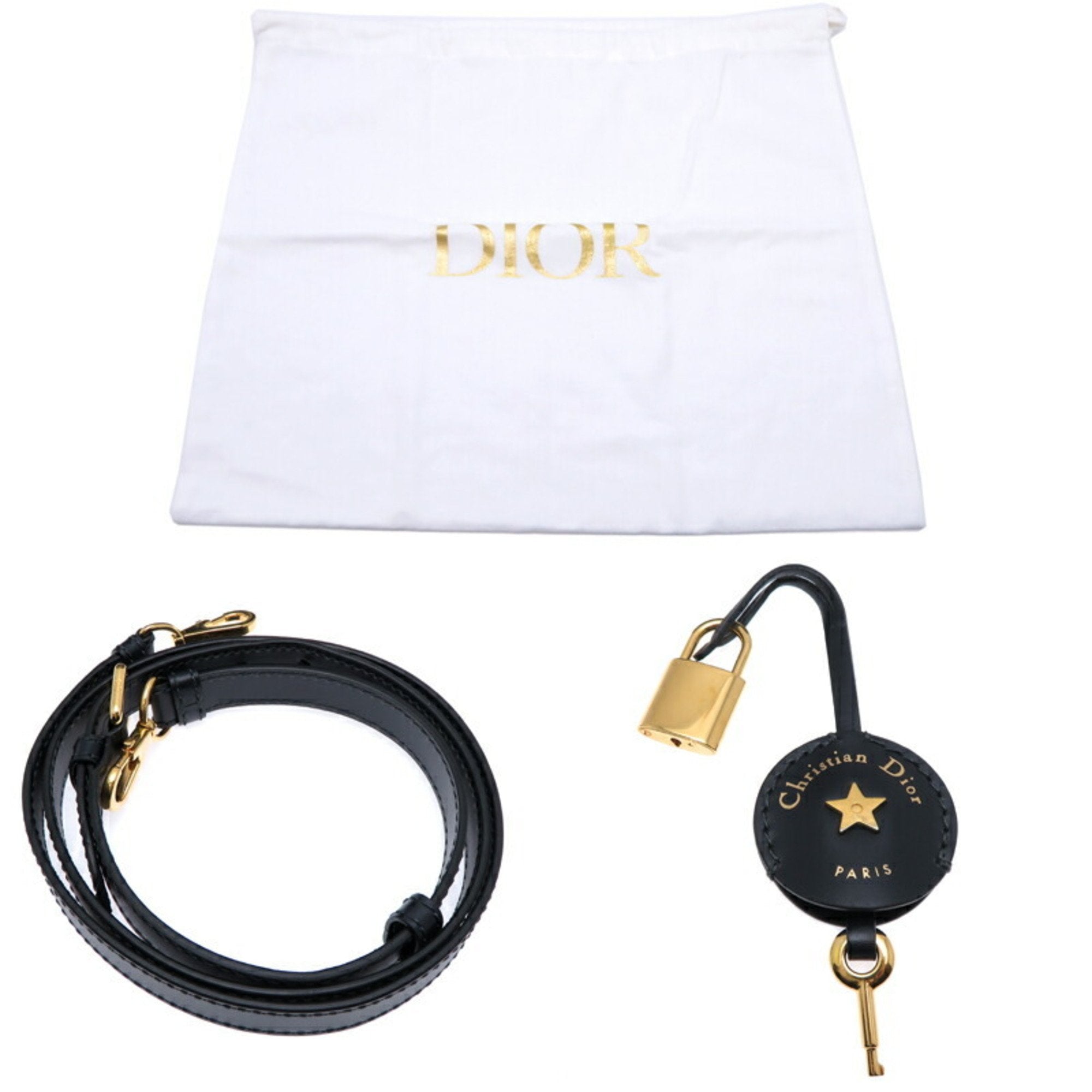 Christian Dior Navy Leather Handbag ()