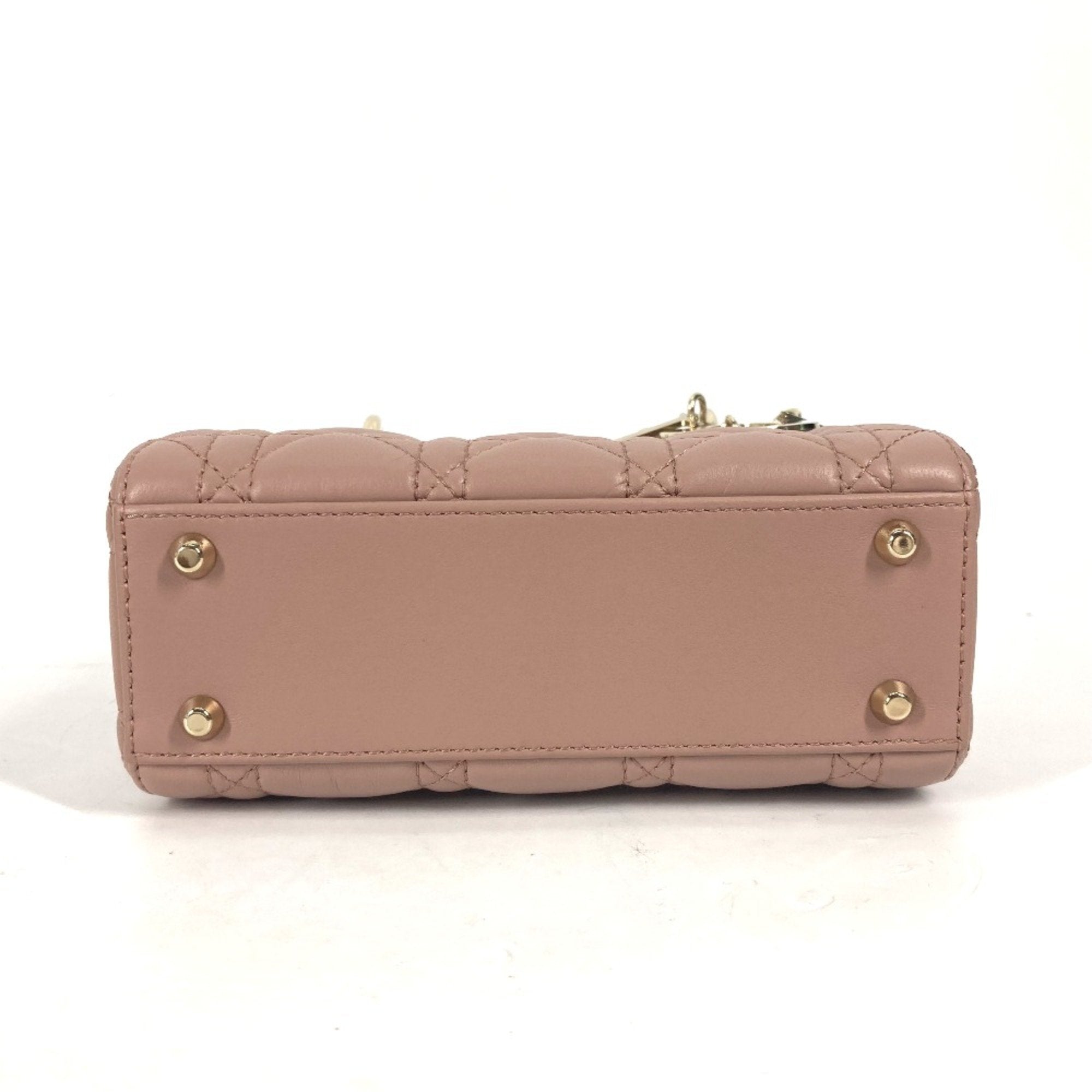 Christian Dior Beige Leather Handbag ()