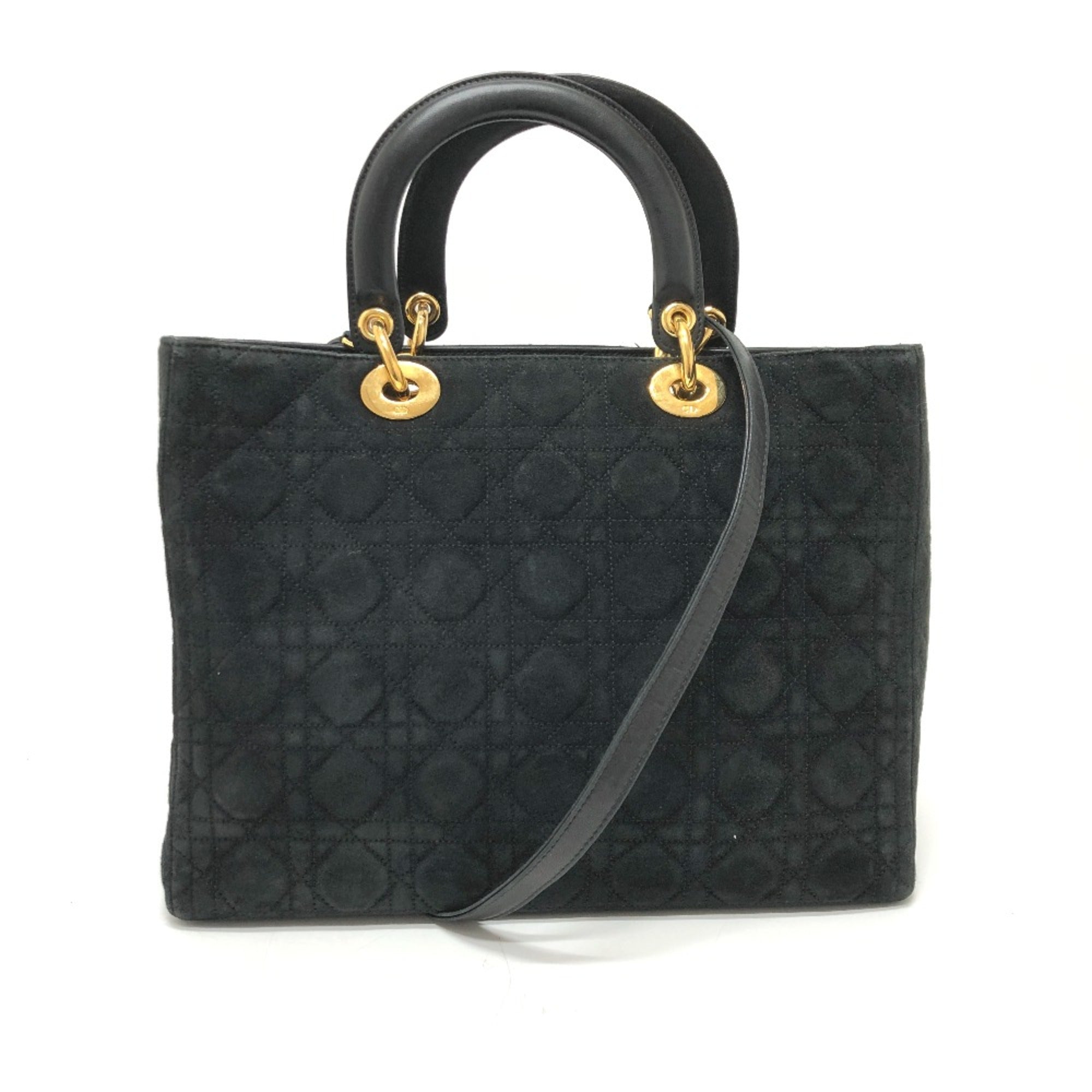 Christian Dior Black Leather Handbag ()