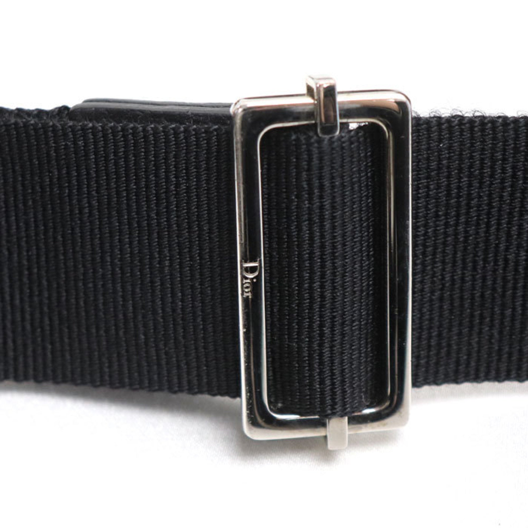 Christian Dior Black Leather Shoulder Bag ()