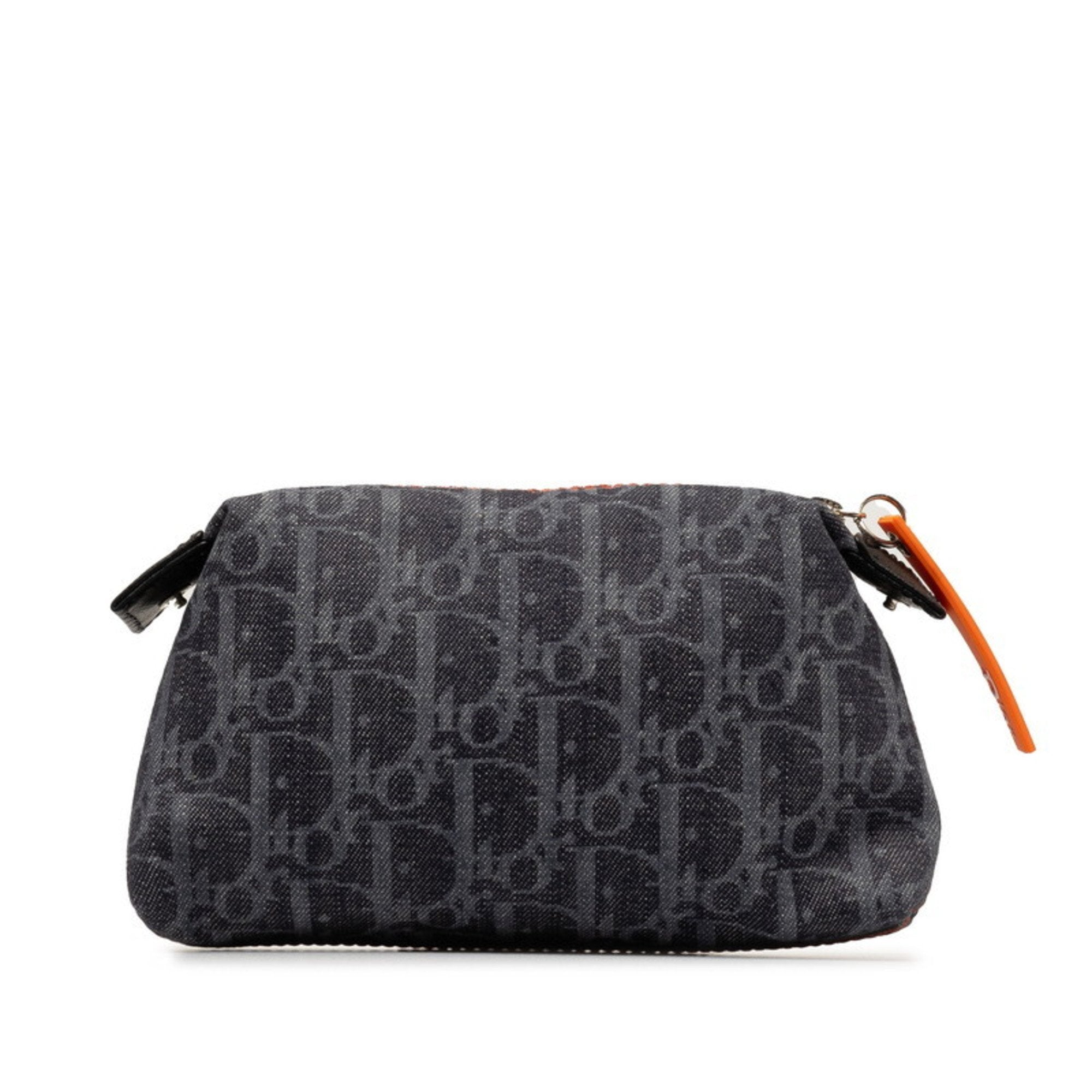 Christian Dior Navy Denim Pouch ()