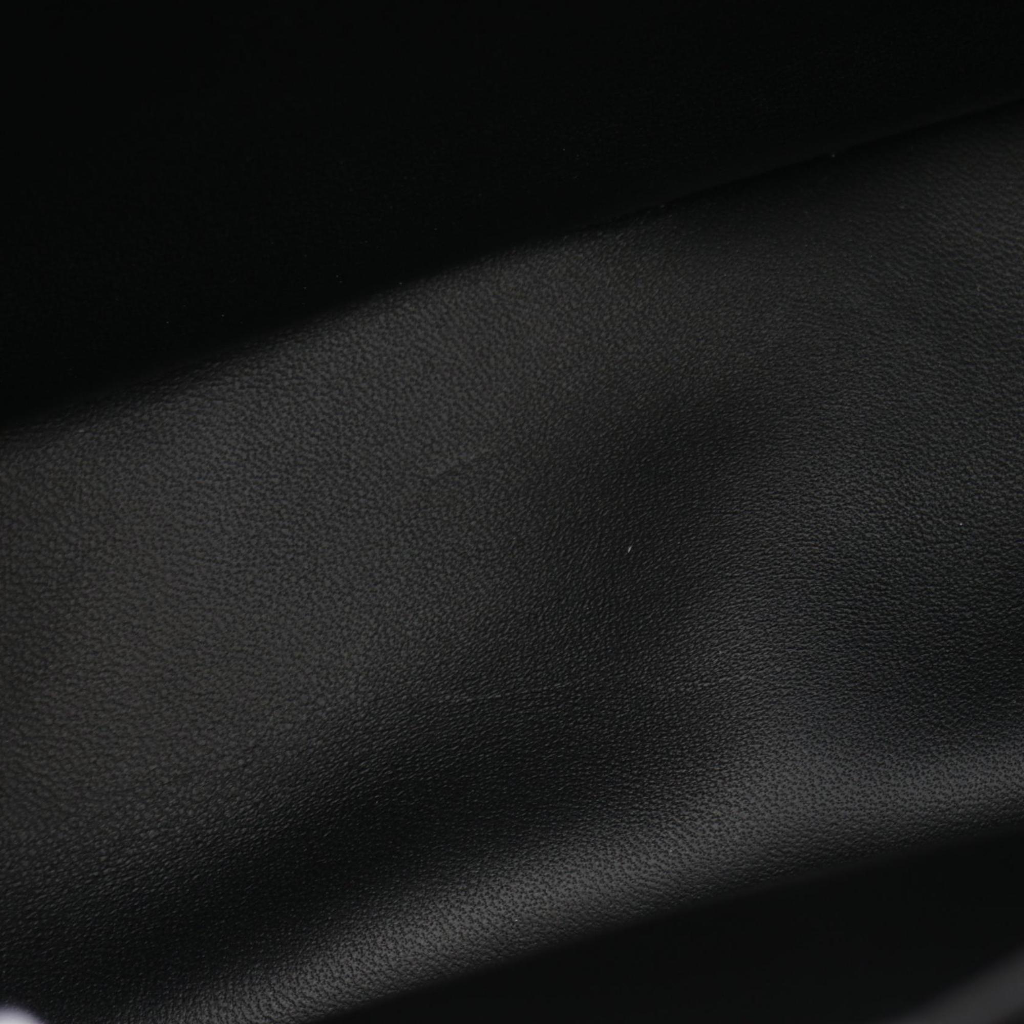 Christian Dior Black White Fabric Shoulder Bag