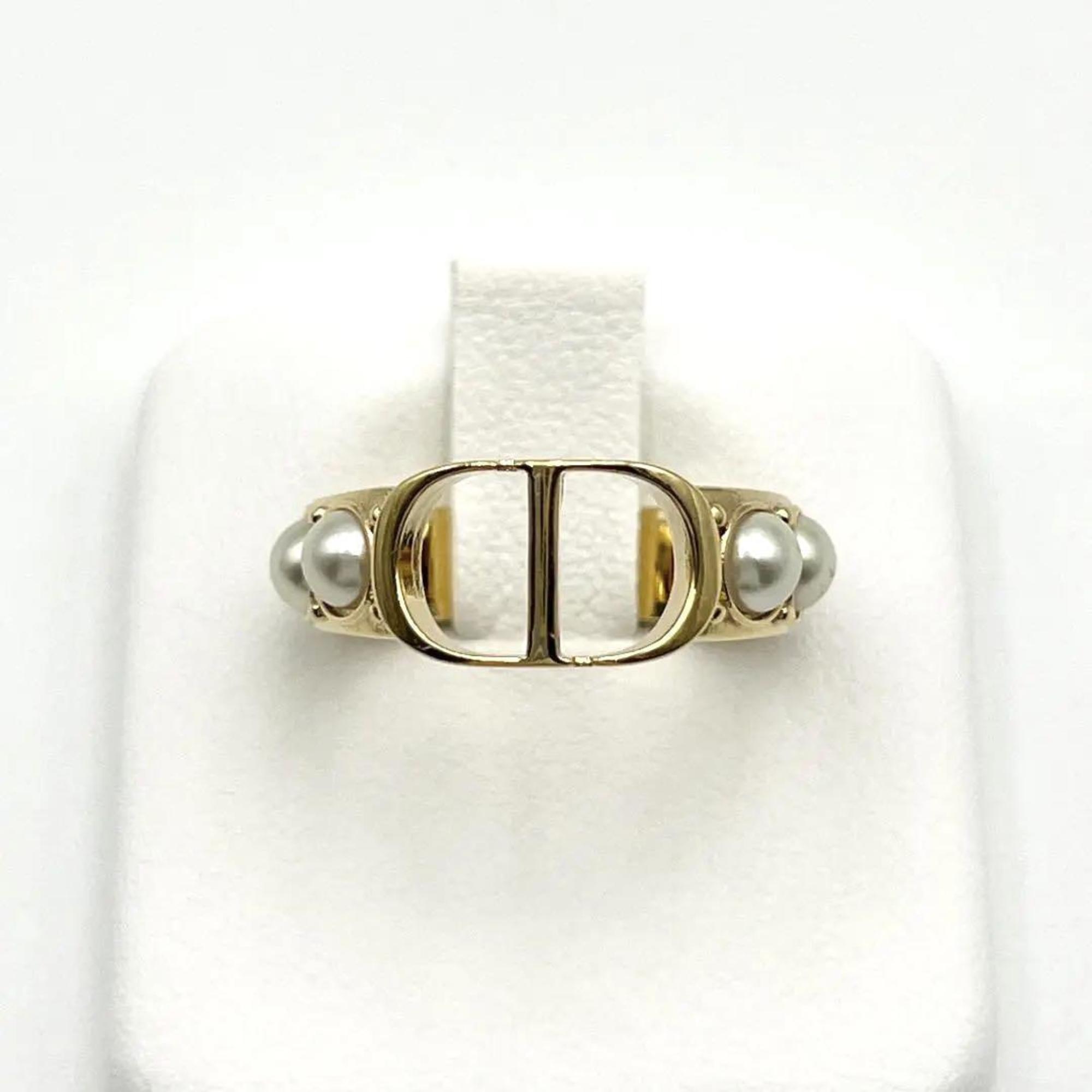 Christian Dior Gold Metal Band Ring ()