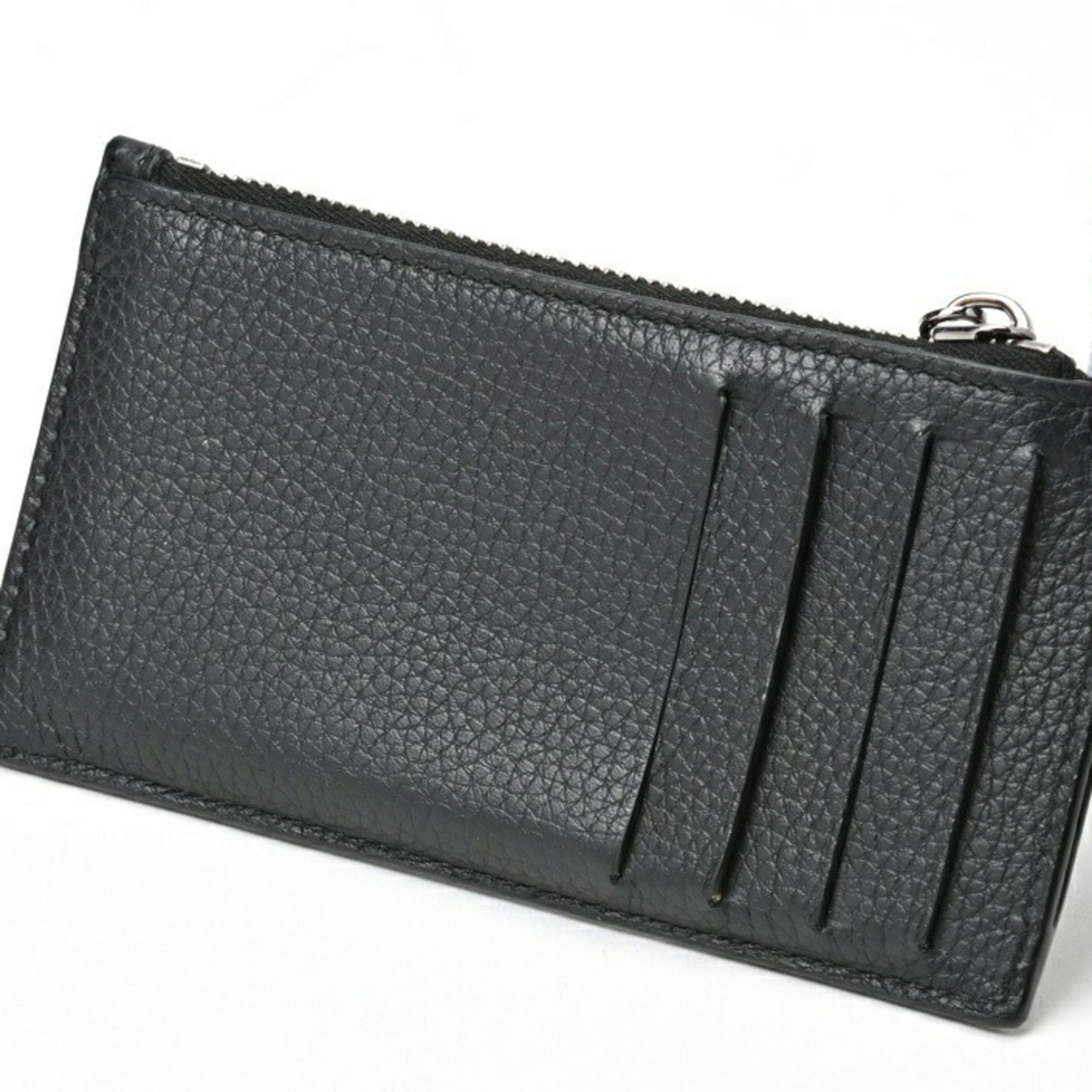 Christian Dior Black Leather Coin Purse/Coin Case ()