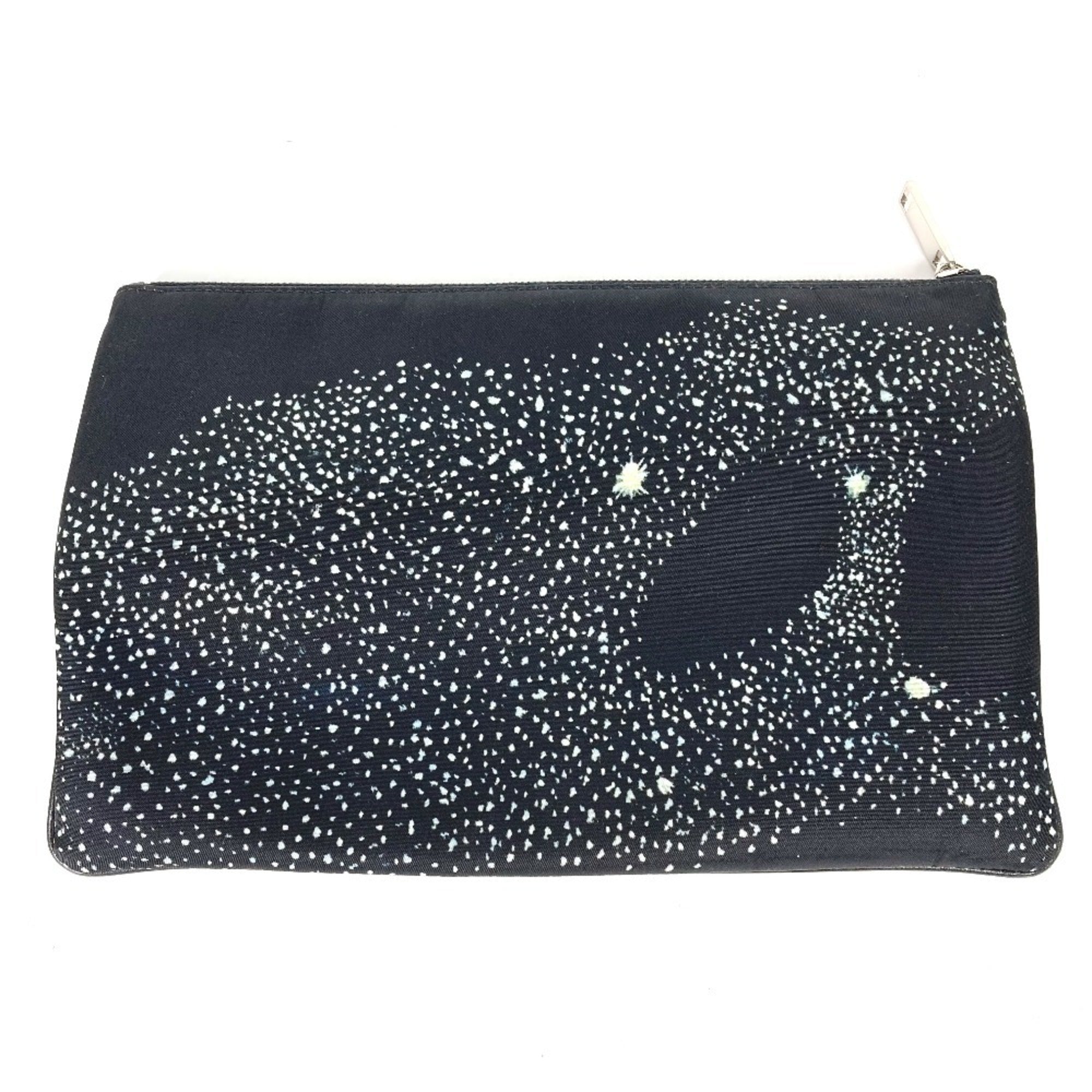 Christian Dior Black Nylon Clutch Bag Pouch ()