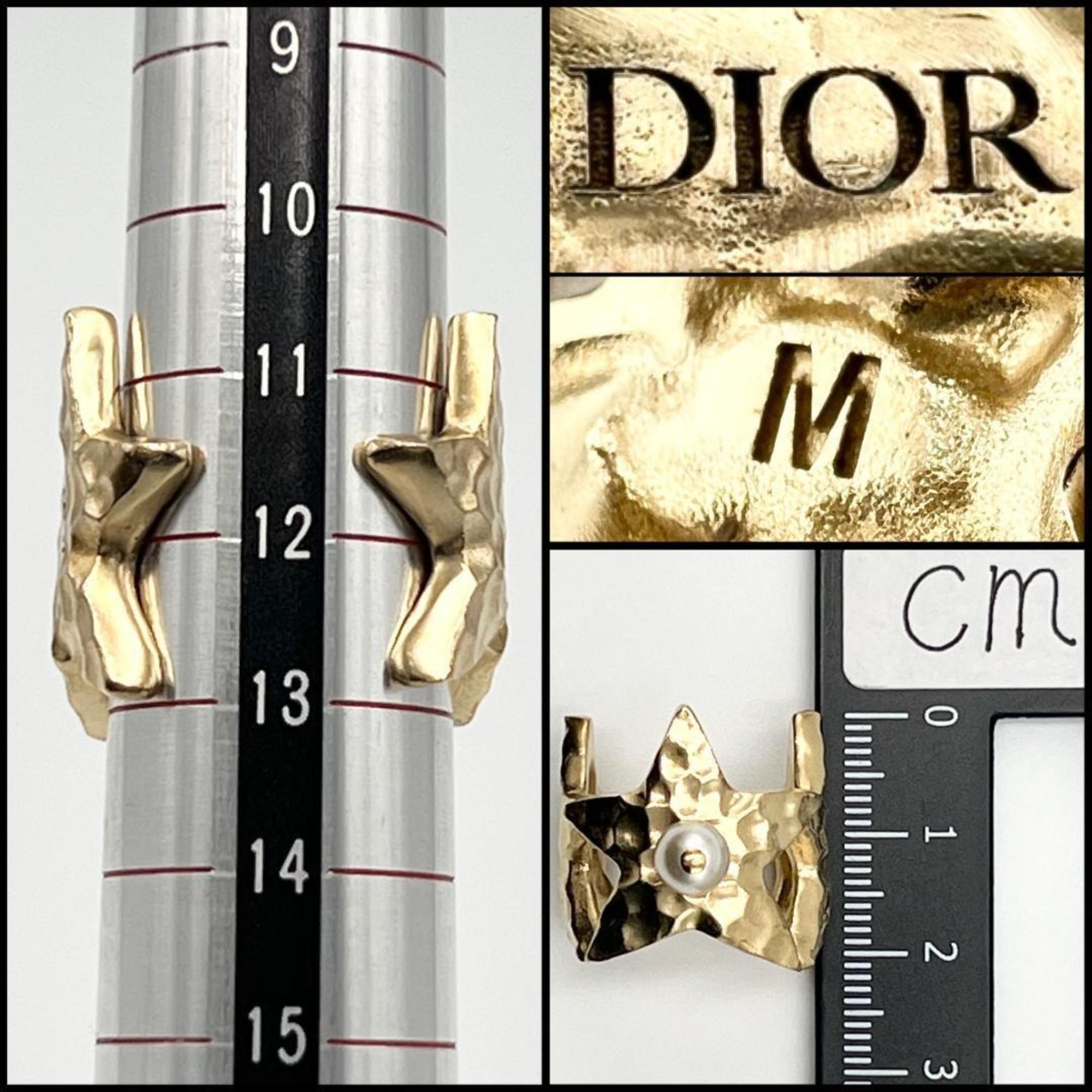 Christian Dior Gold Metal Band Ring ()