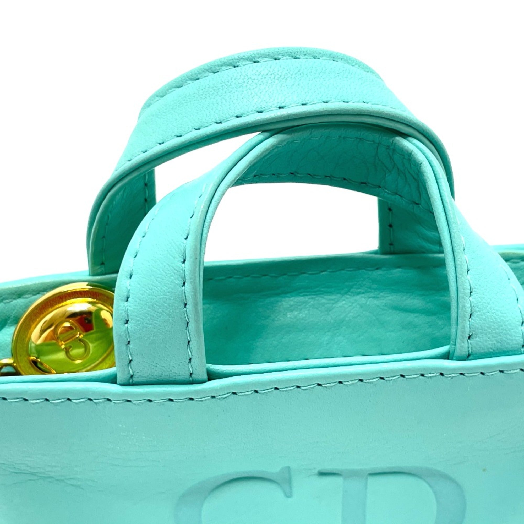 Christian Dior Blue Leather Handbag ()