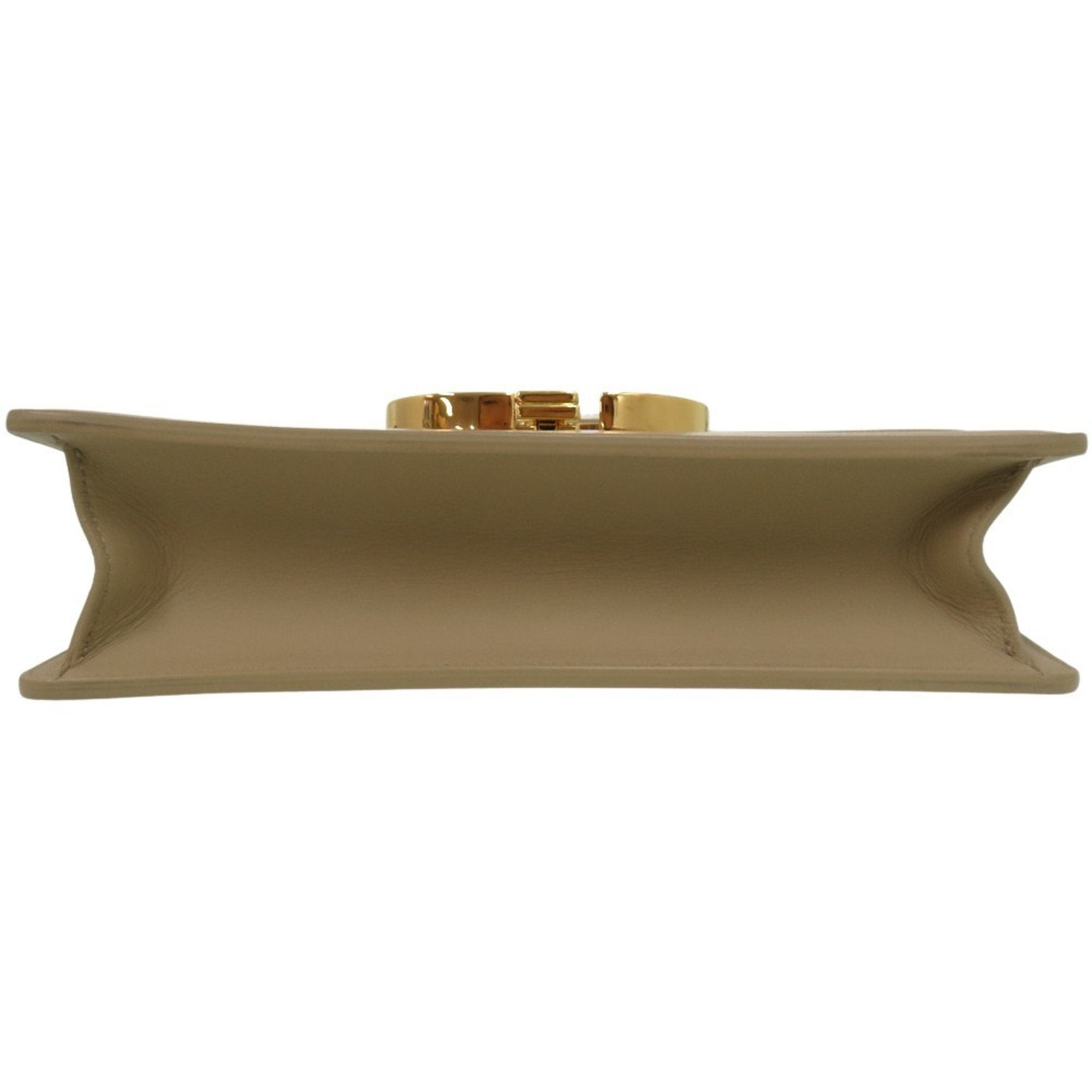 Christian Dior Beige Leather Shoulder Bag ()
