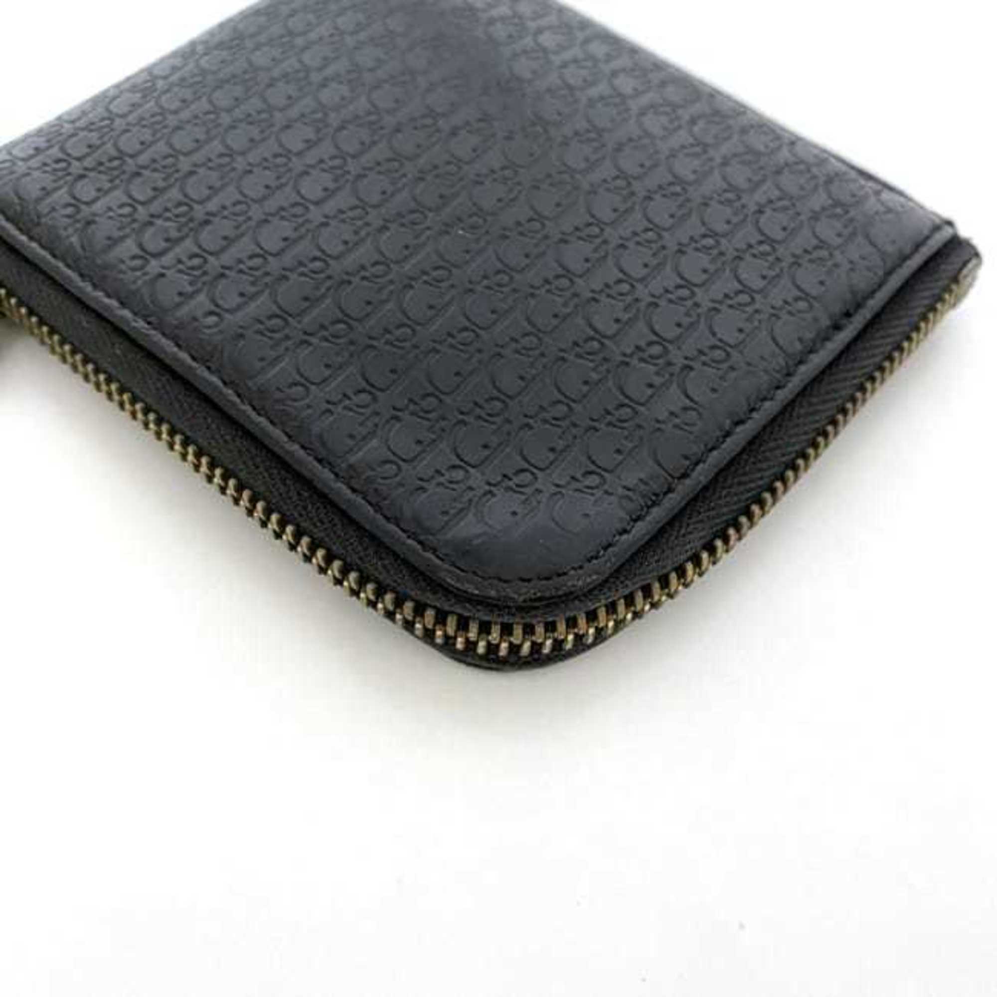 Christian Dior Black Patent Leather Wallet (Bi-Fold) ()