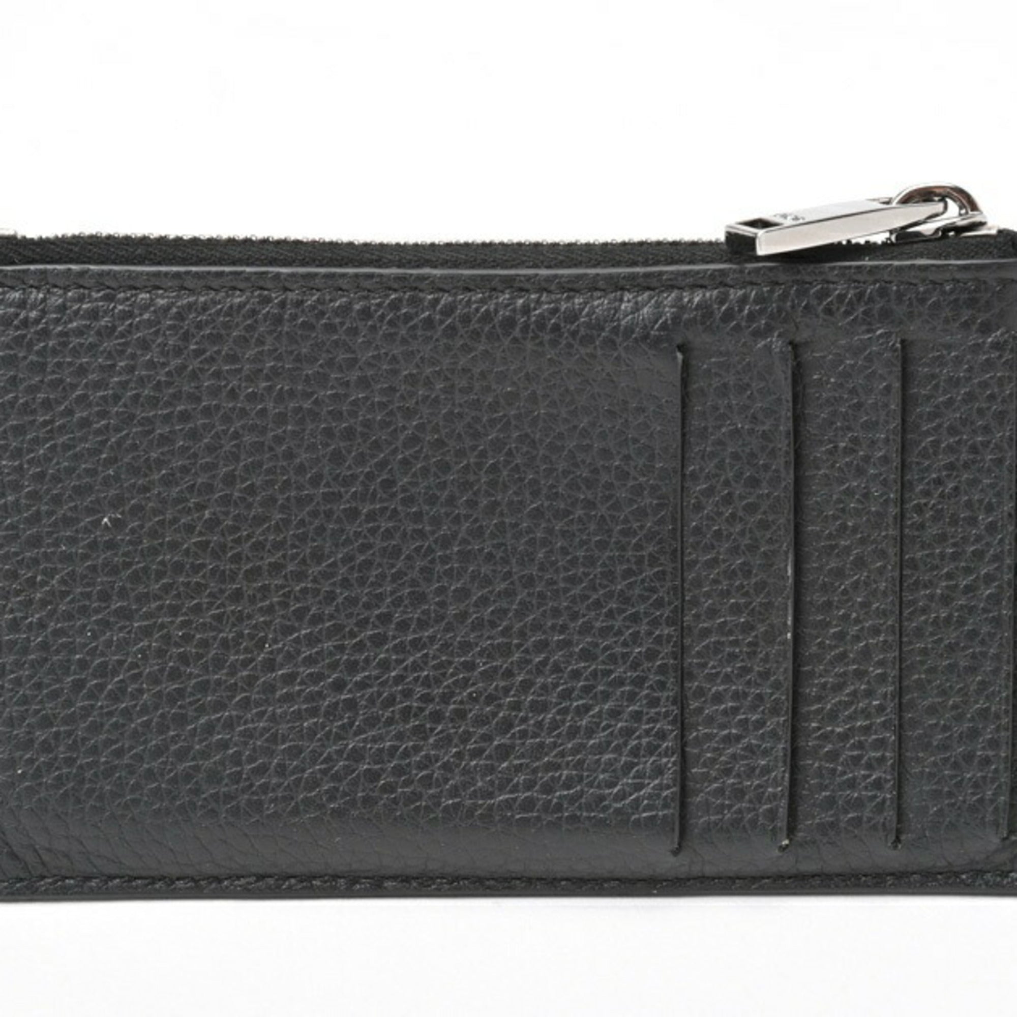 Christian Dior Black Leather Coin Purse/Coin Case ()