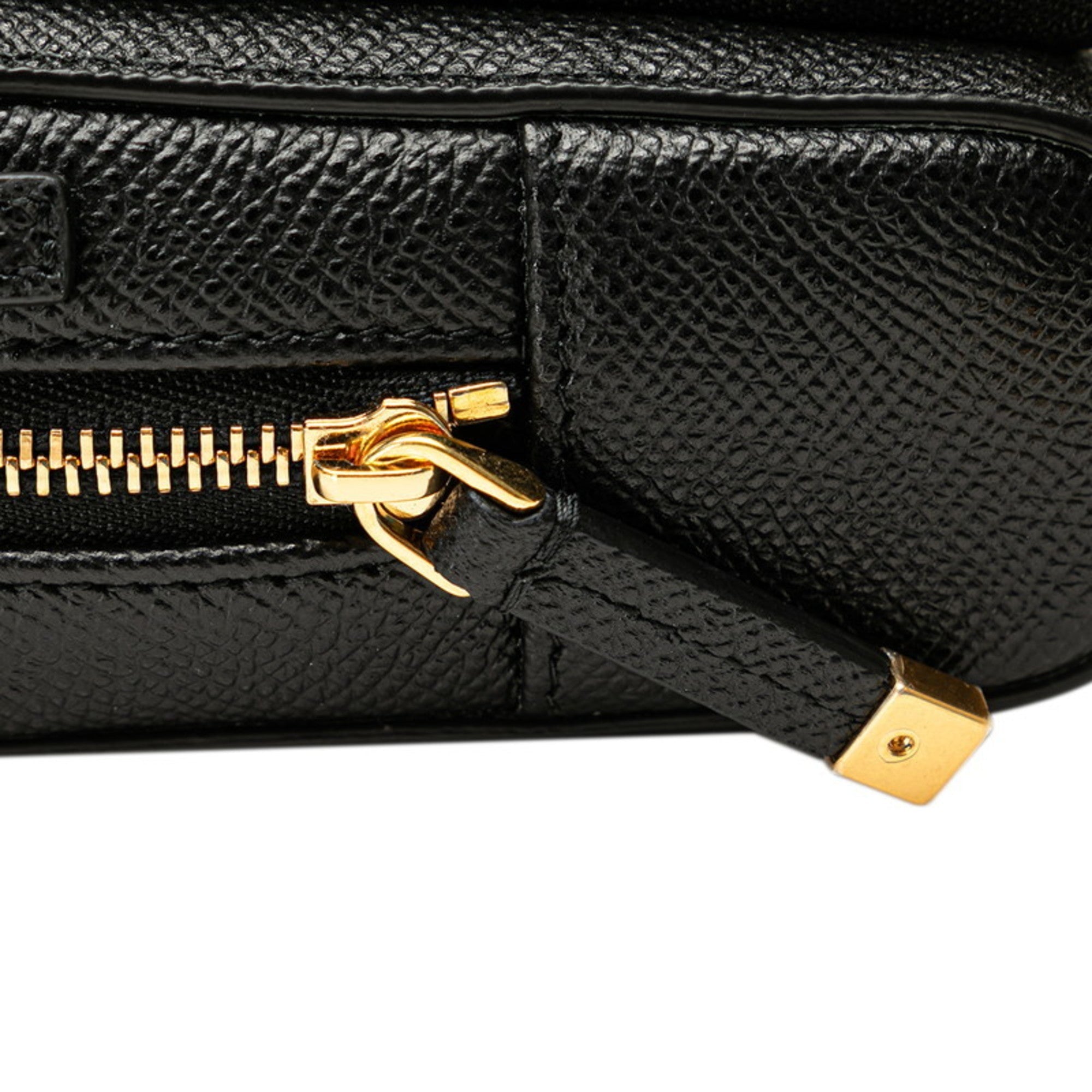 Christian Dior Black Leather Shoulder Bag ()