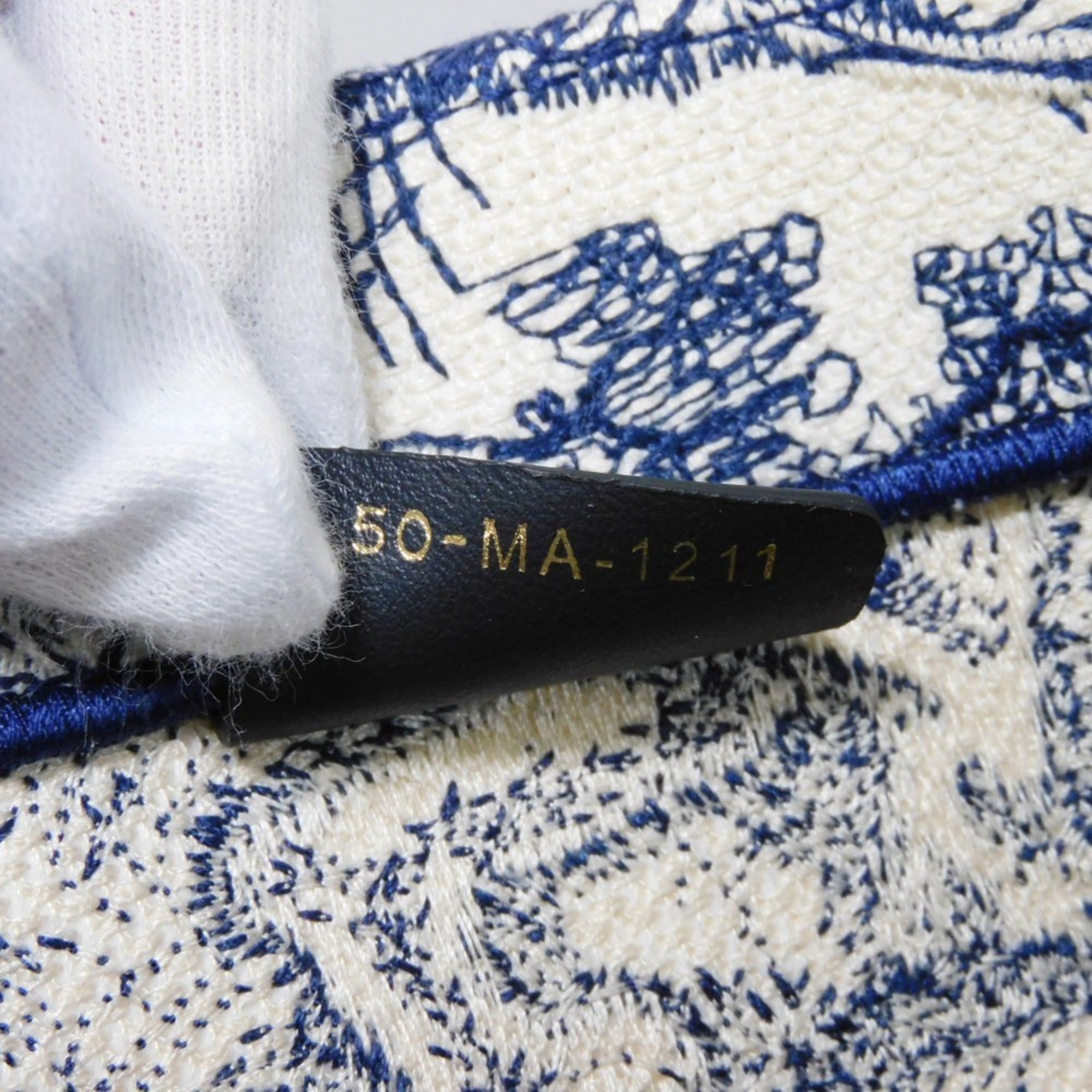 Christian Dior Blue Cotton Tote Bag ()