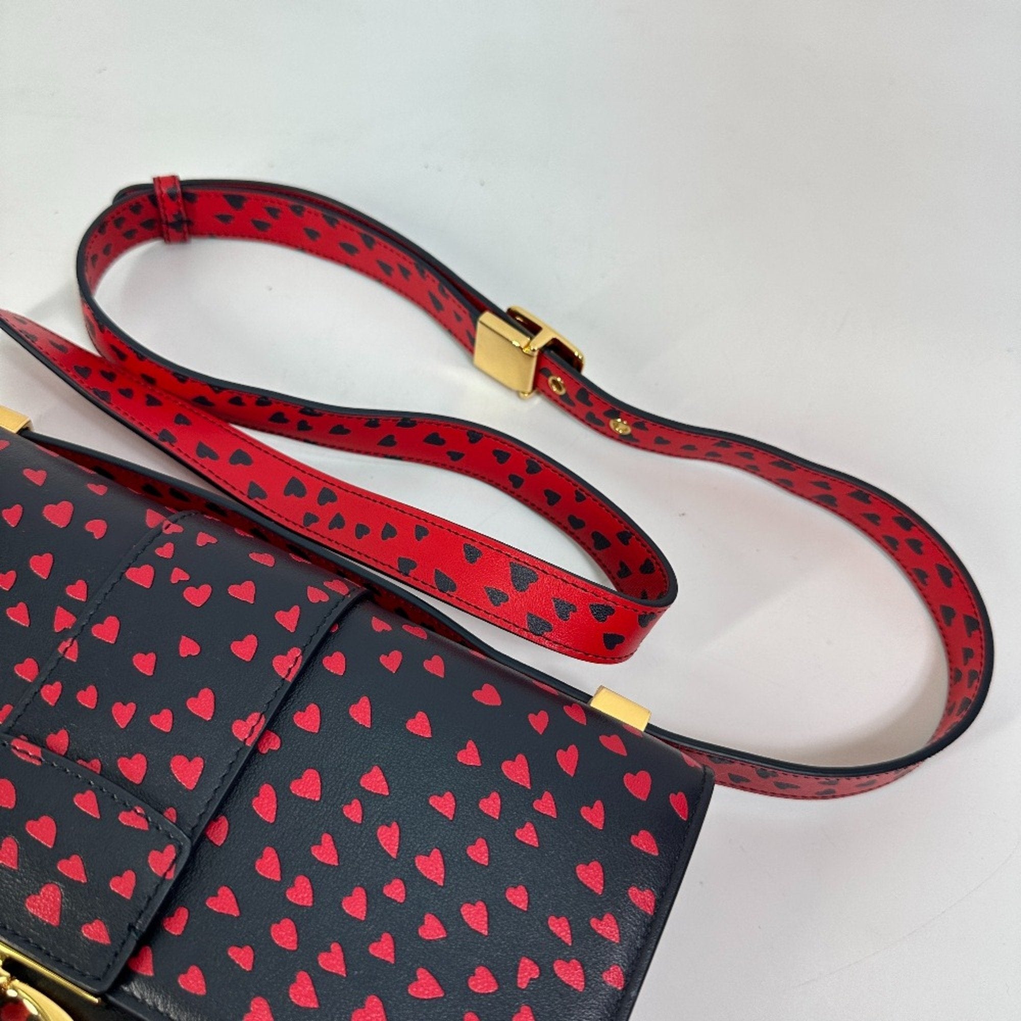 Christian Dior Black Leather Shoulder Bag ()