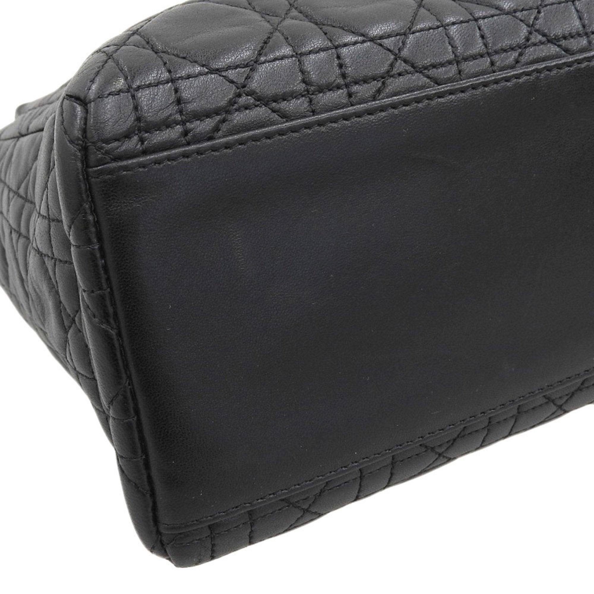 Christian Dior Black Leather Handbag ()