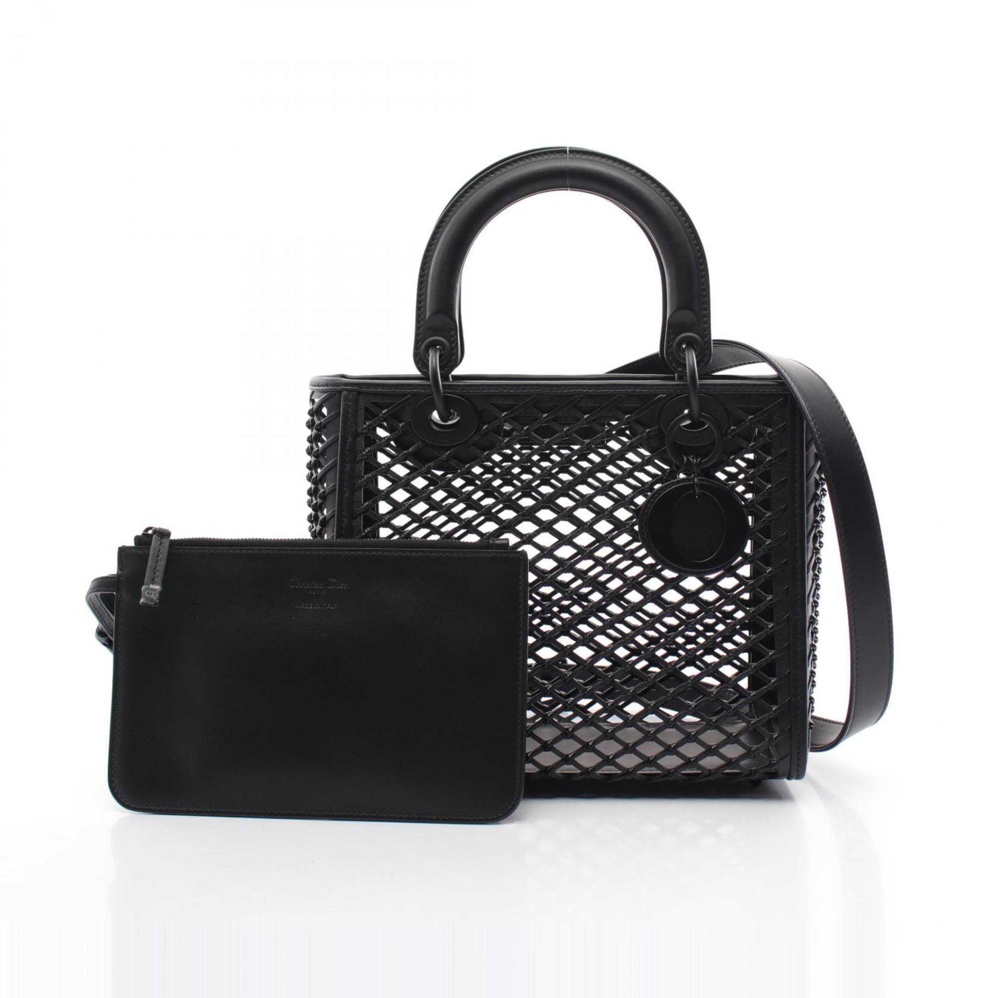 Christian Dior Black Leather Handbag