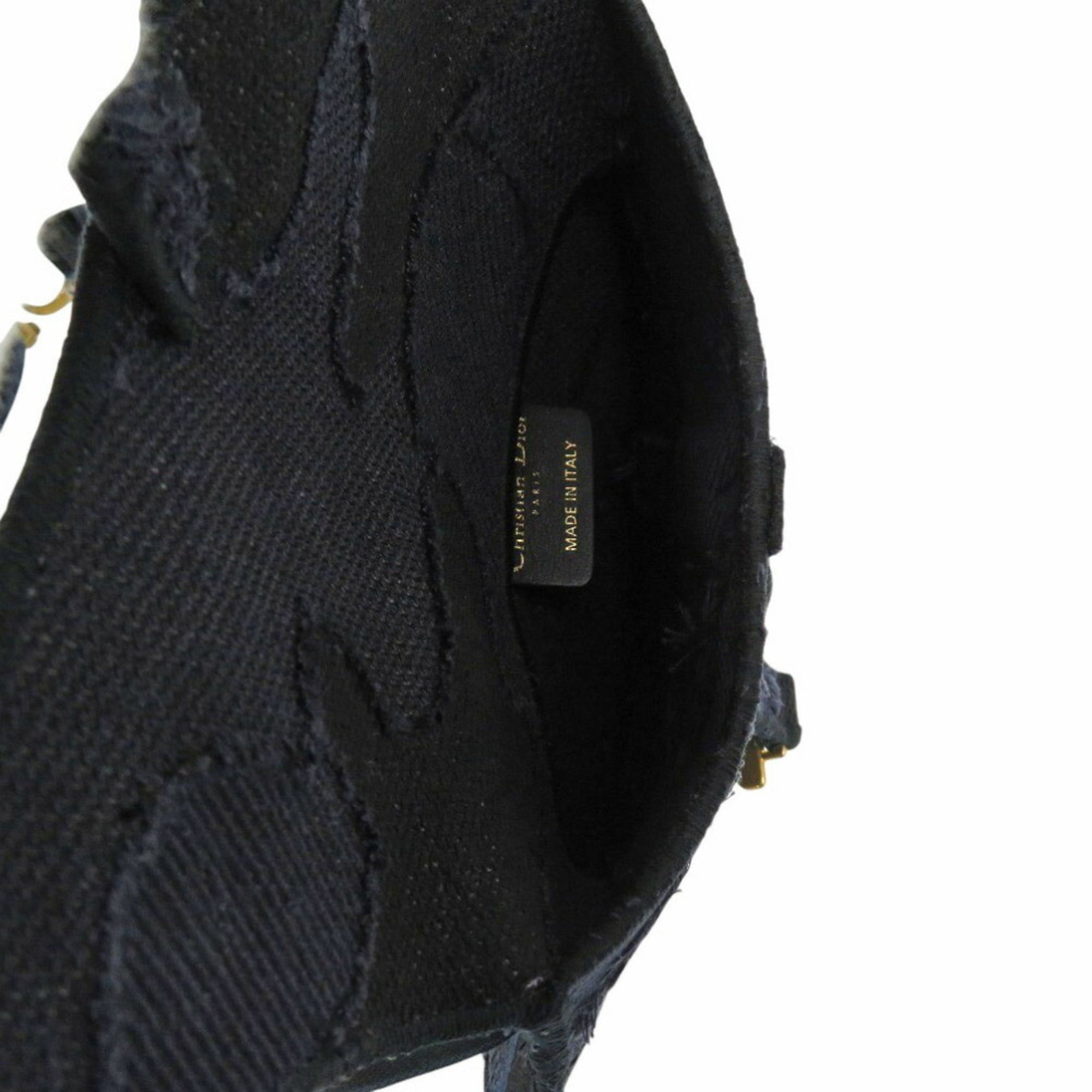 Christian Dior Camouflage Navy Canvas Fanny Pack Saddle Bag ()