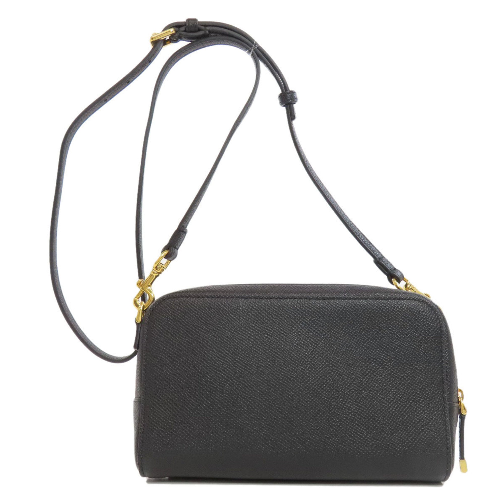 Christian Dior Black Leather Shoulder Bag ()