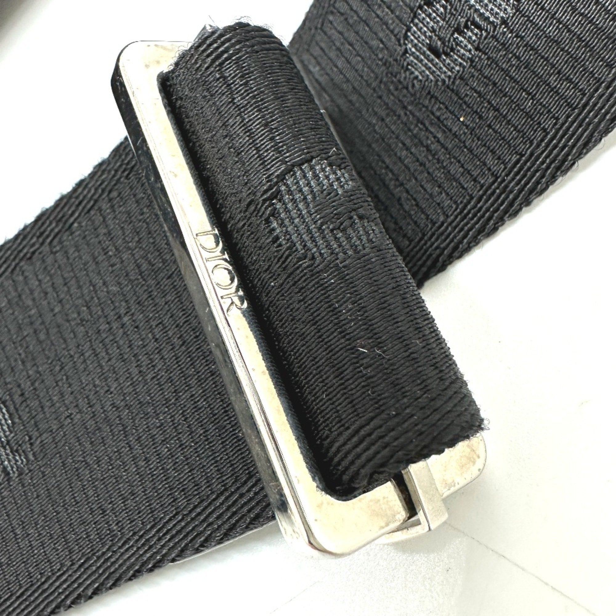 Christian Dior Black Leather Shoulder Bag ()