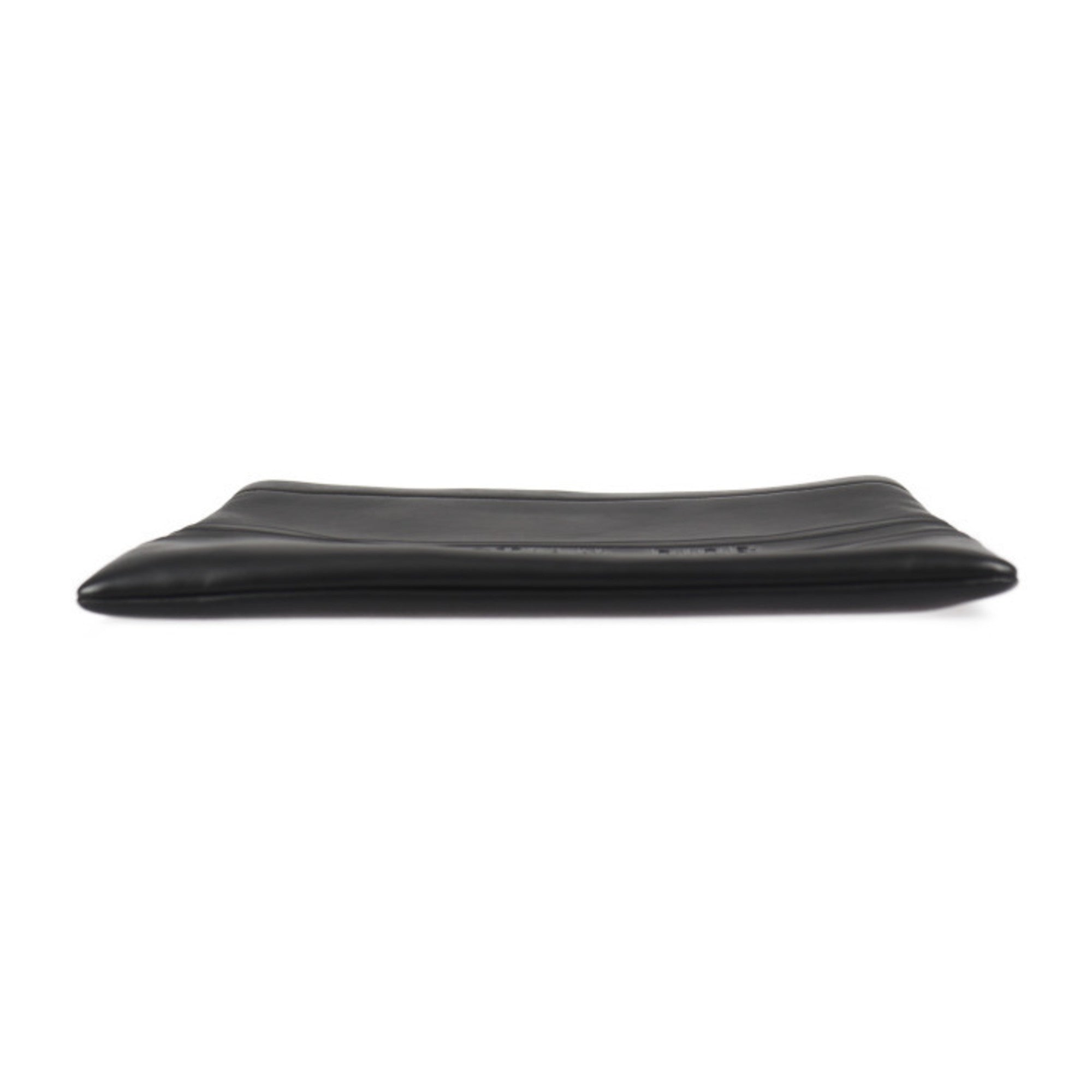 Christian Dior Black Leather Clutch Bag Handbag ()