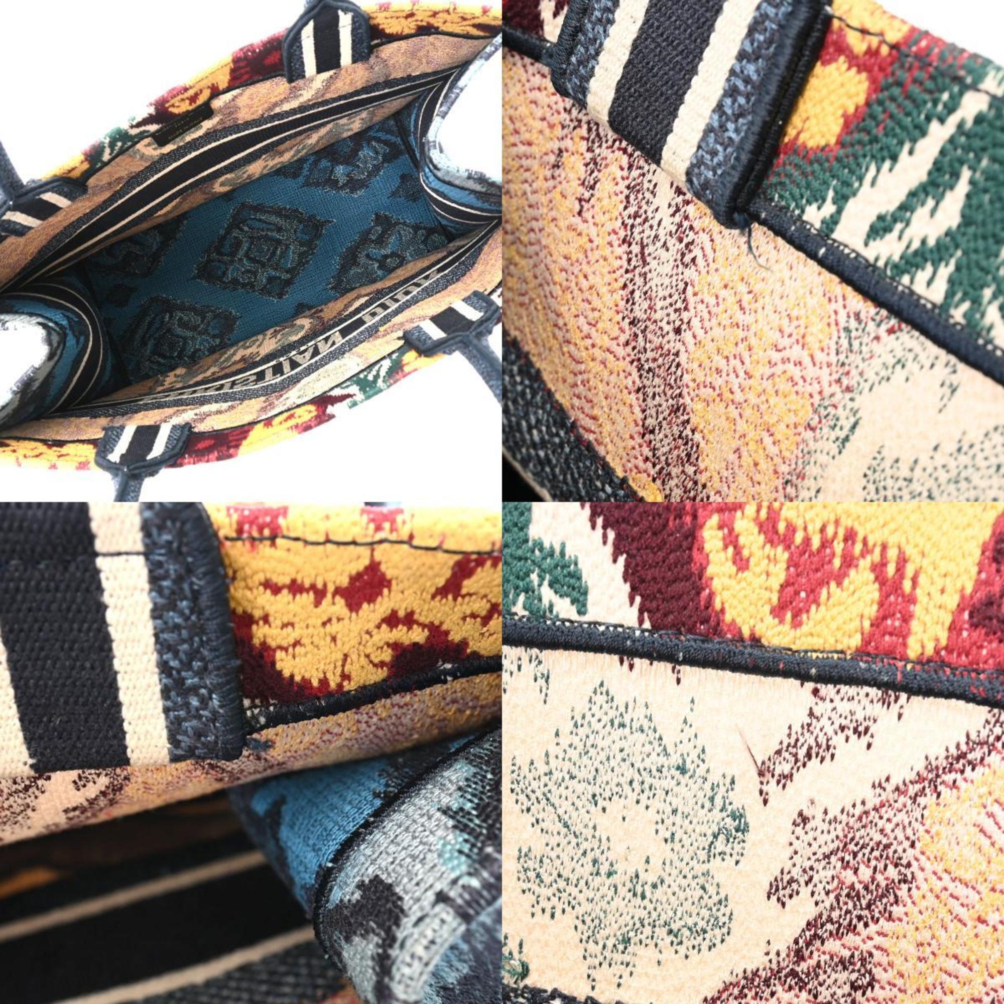 Christian Dior Multi-Color Jacquard Tote Bag ()