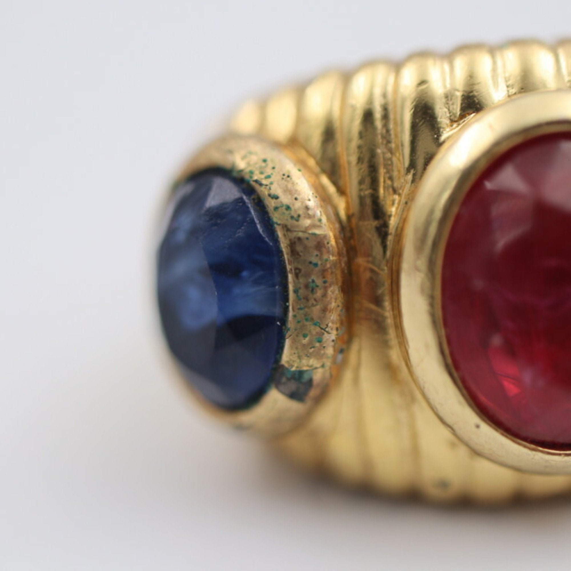Christian Dior Gold Metal Band Ring ()