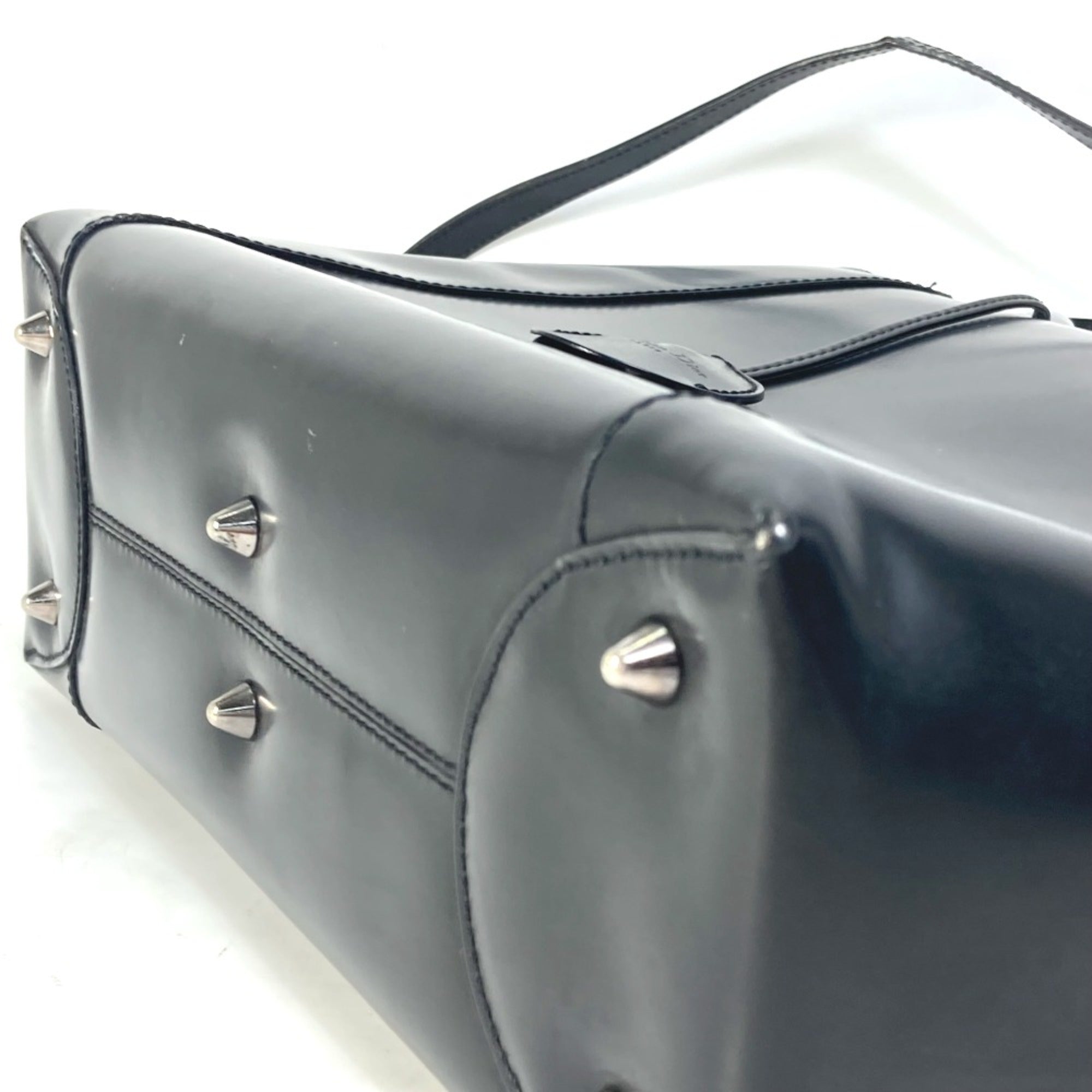 Christian Dior Black Leather Handbag ()