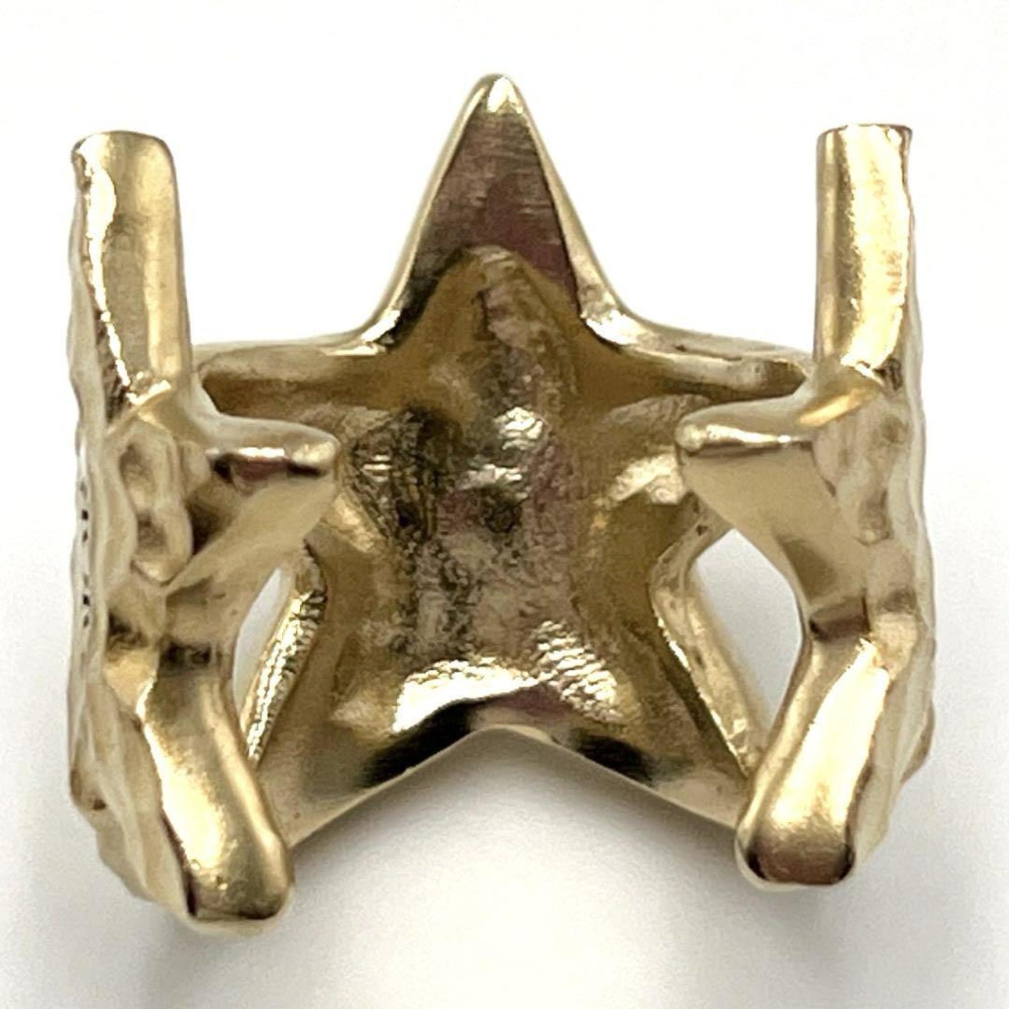 Christian Dior Gold Metal Band Ring ()