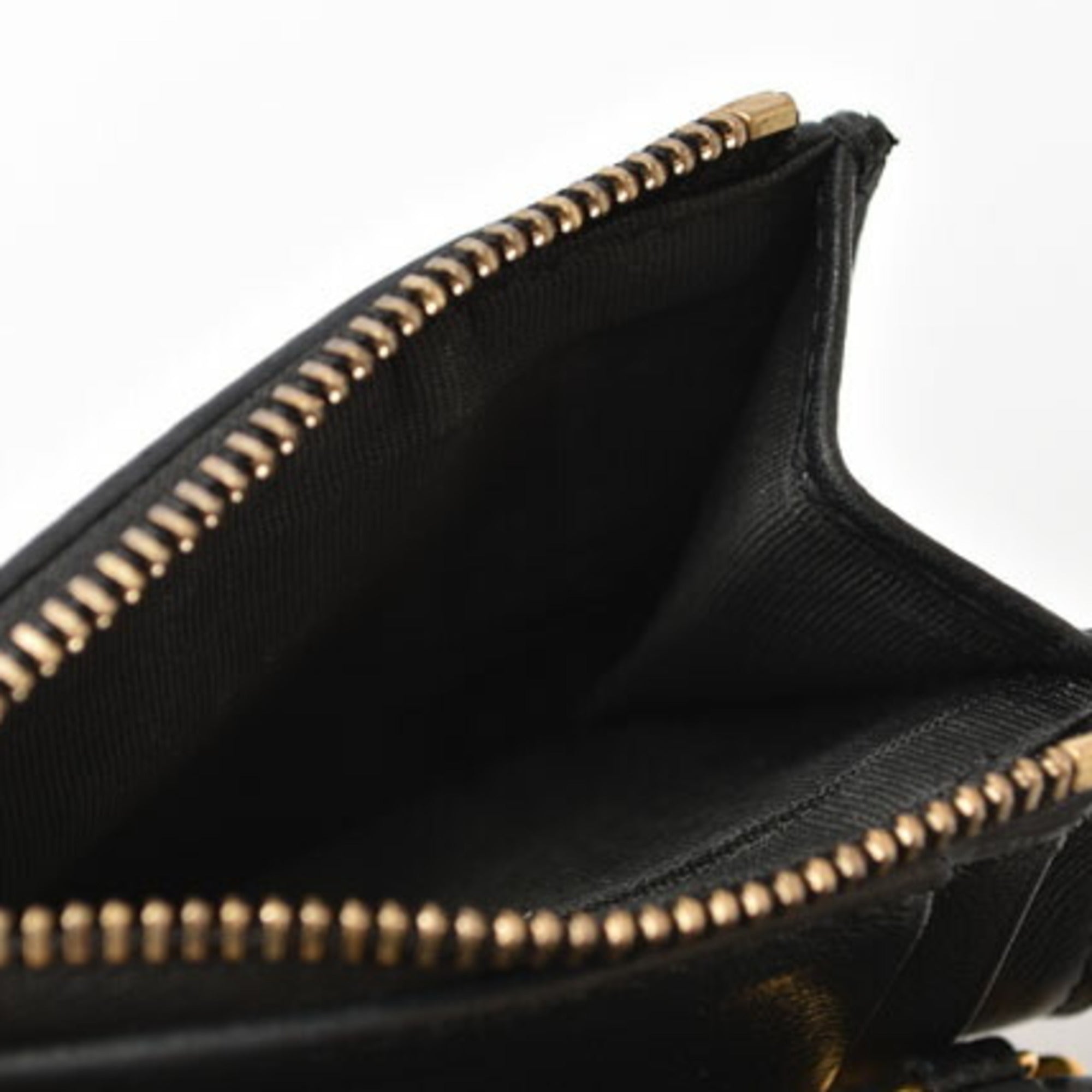 Christian Dior Navy Leather Wallet (Tri-Fold) ()